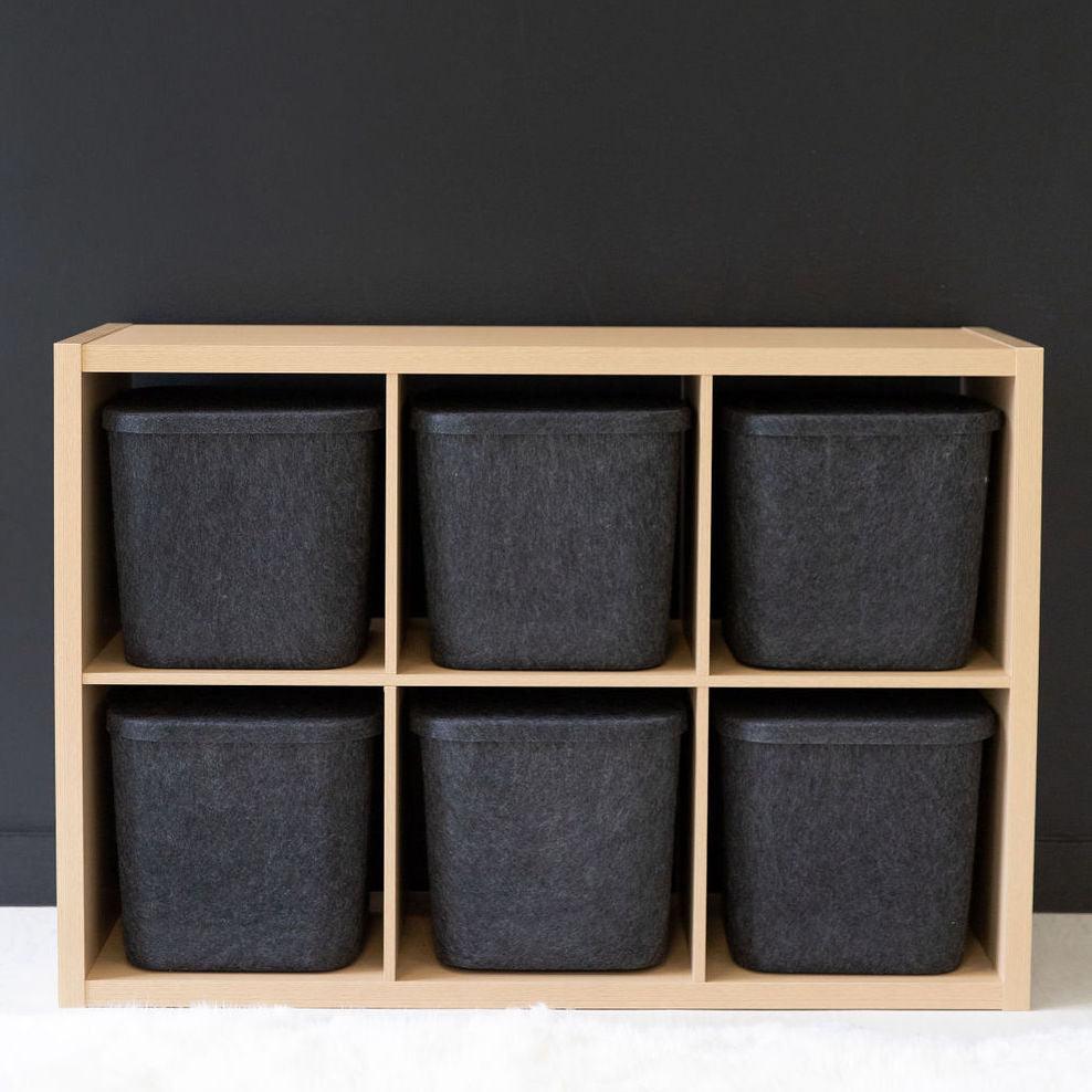 The Sculpted Bin - Original with Lid | Set of 3 - image 5