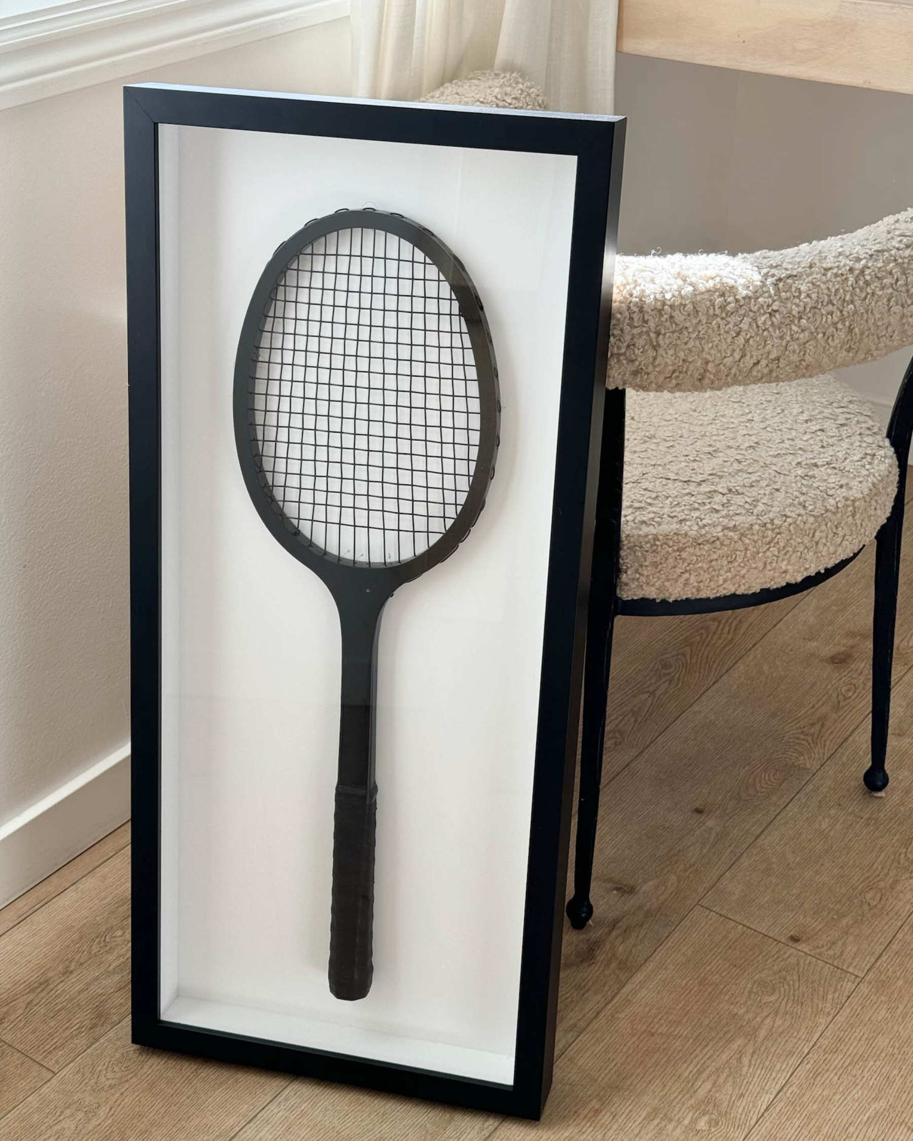 50s Tennis Racket Art - image 4