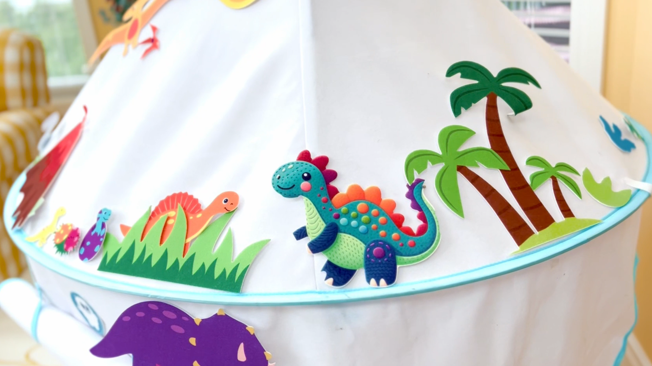 Dinosaur Stickers Add-On to Tent - image 4