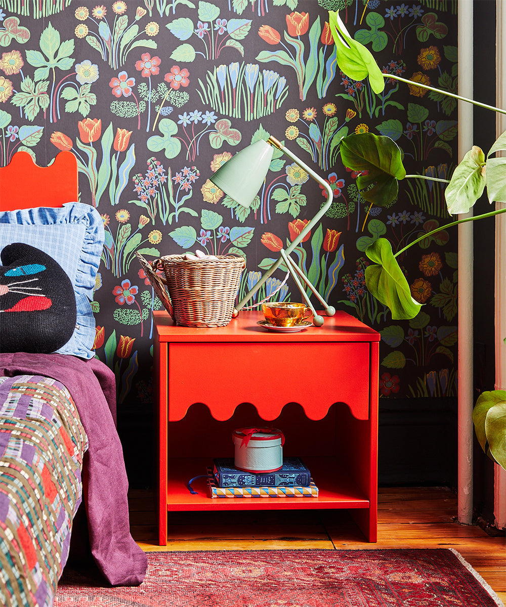 Moss Nightstand with Drawer - image 4