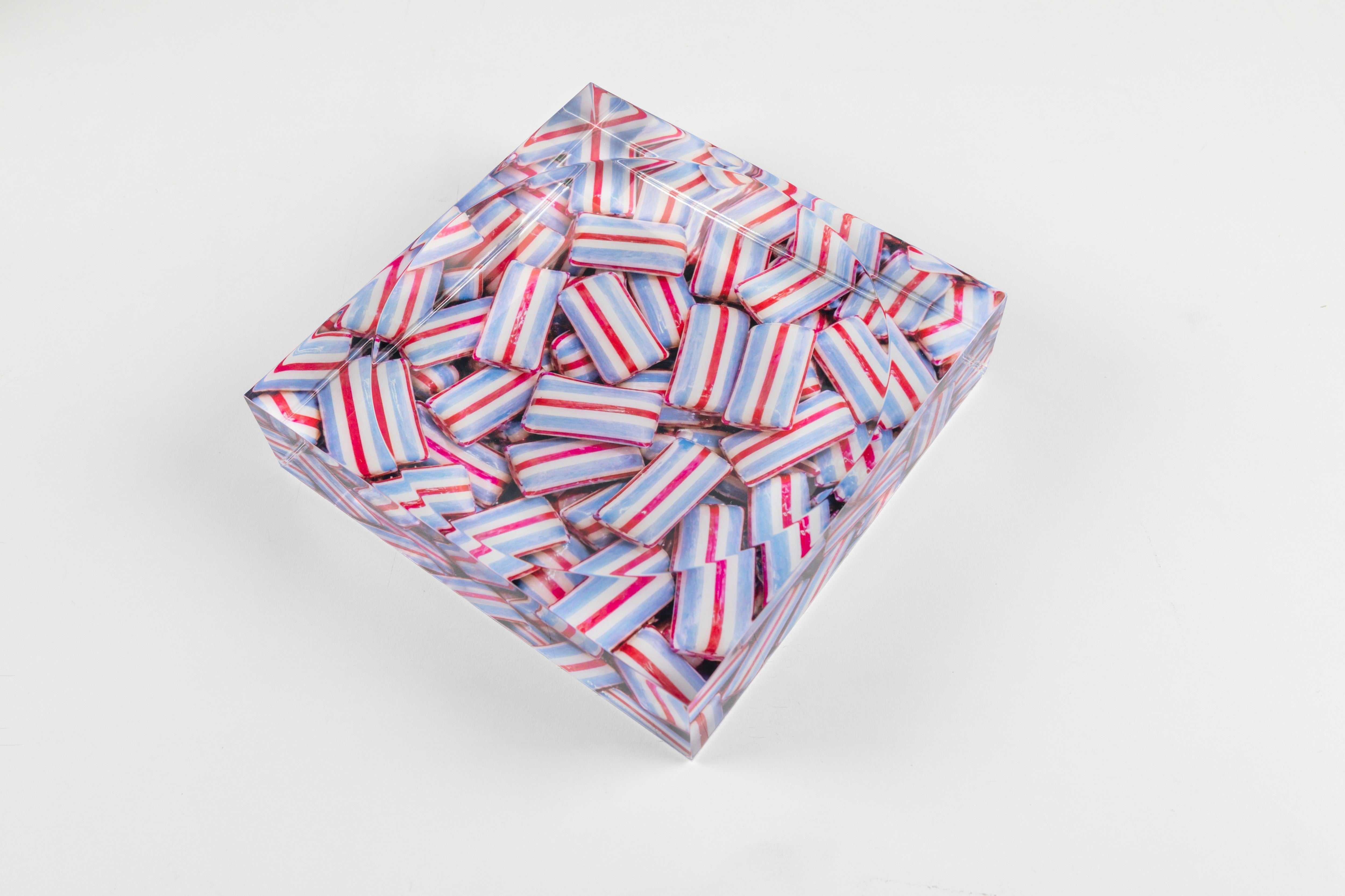 Red White & Sweet Candy Dish - image 1