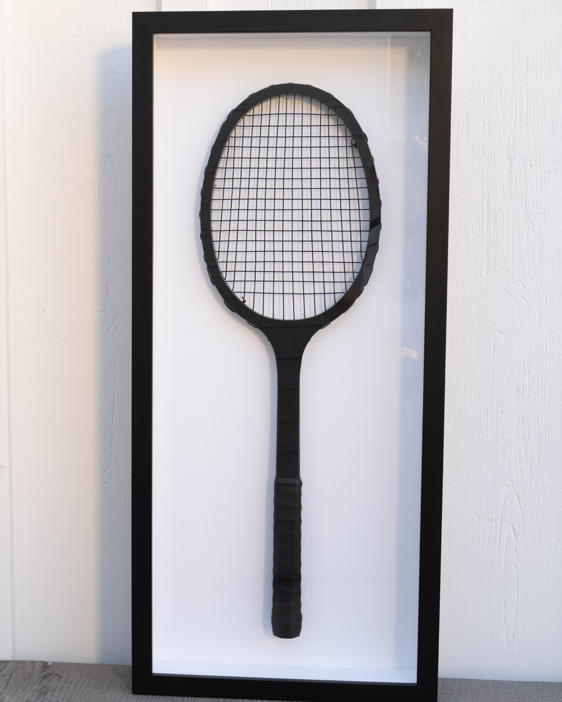 50s Tennis Racket Art