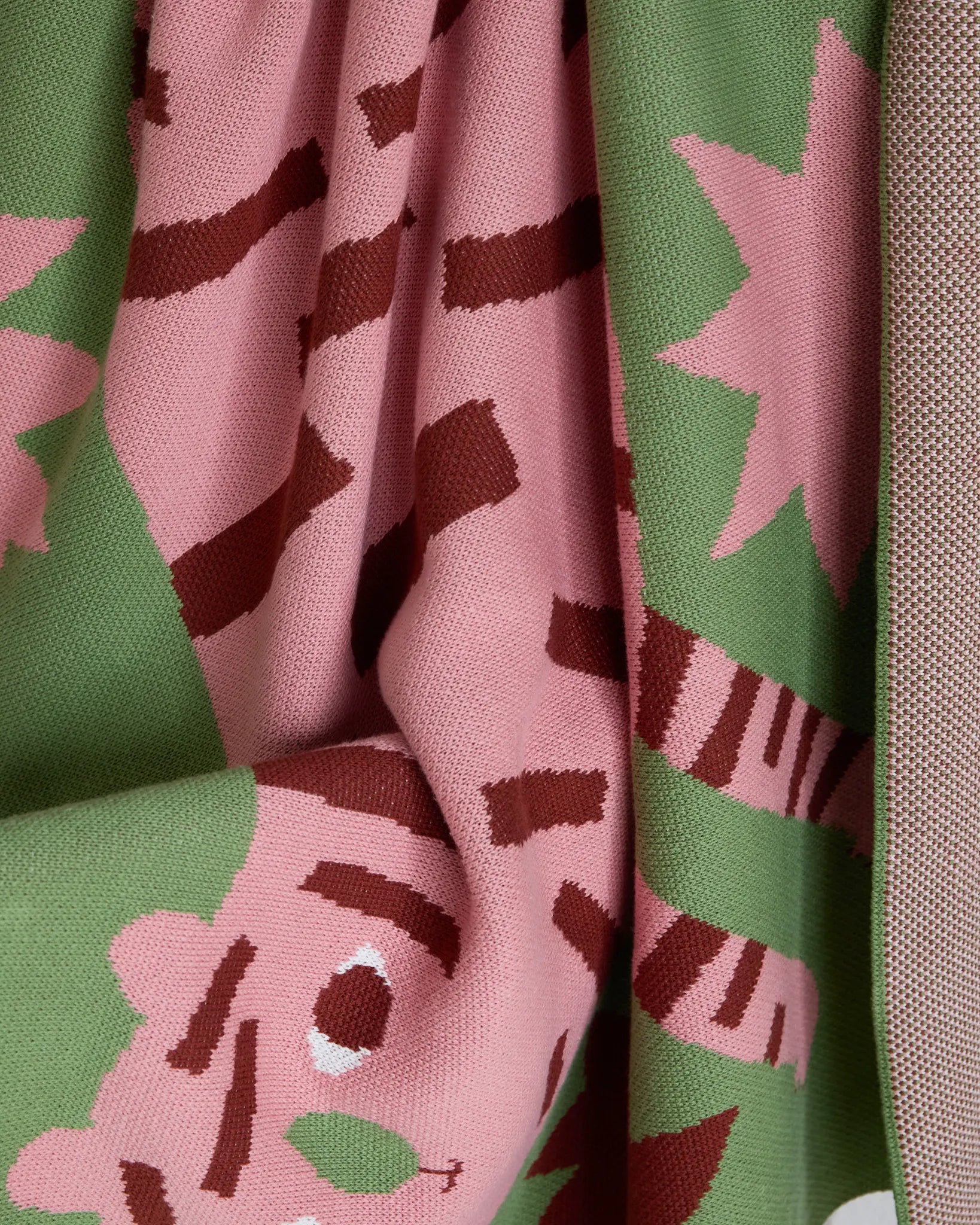 Surprised Tiger Knit Midi Blanket - Personalization Available - image 3