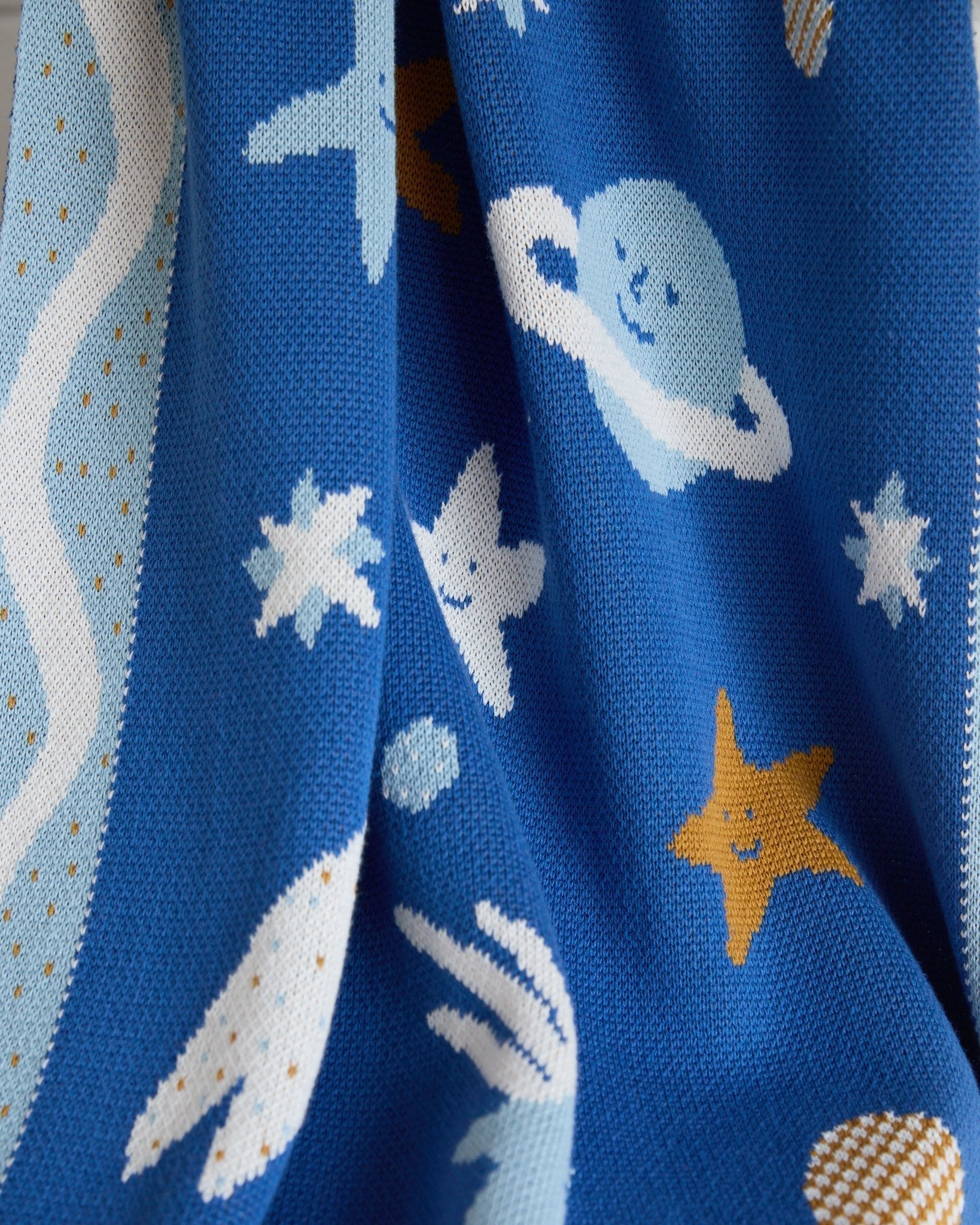 Night Sky Knit Midi Blanket - Personalization Available