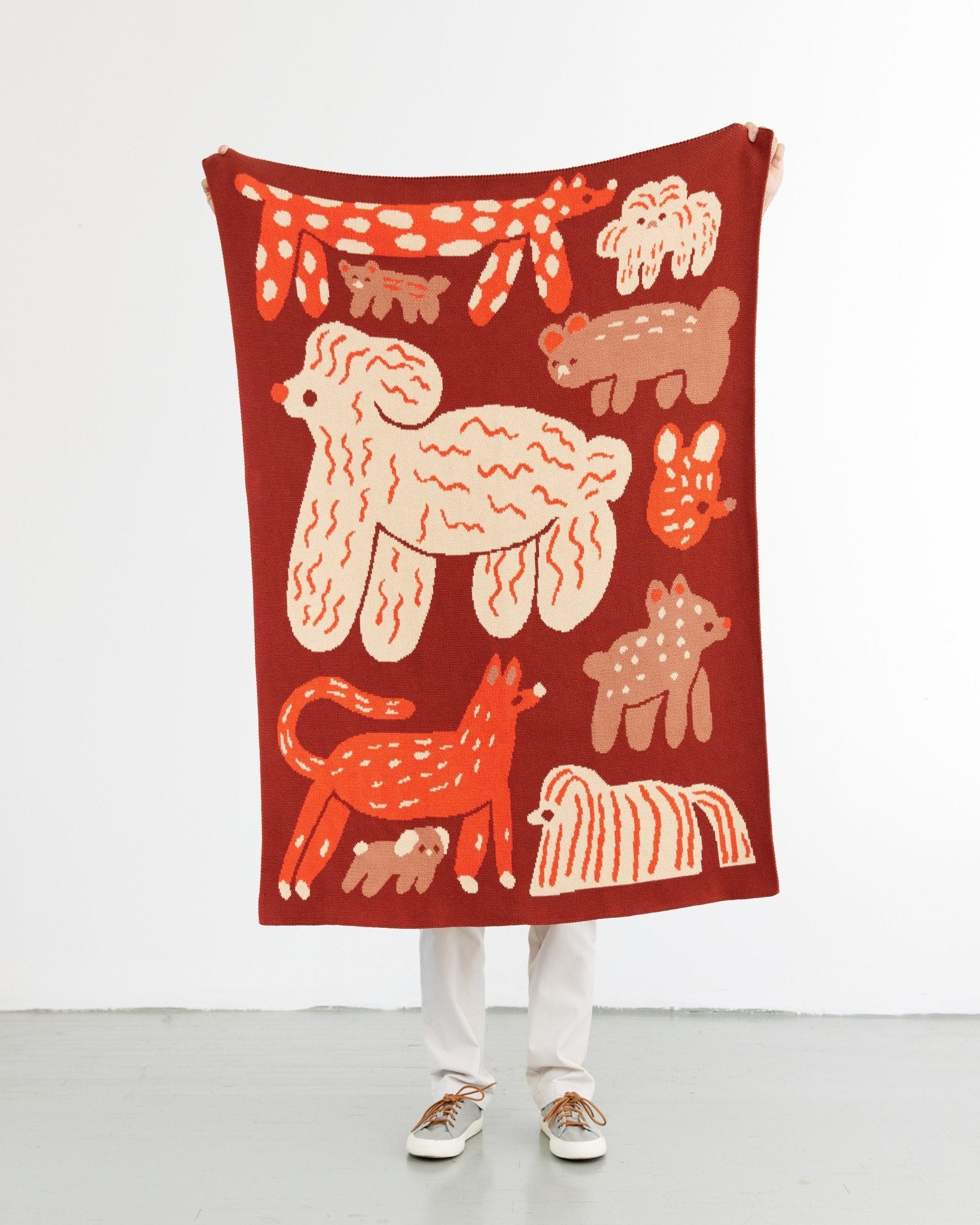Bow Wow Knit Midi Blanket - image 3