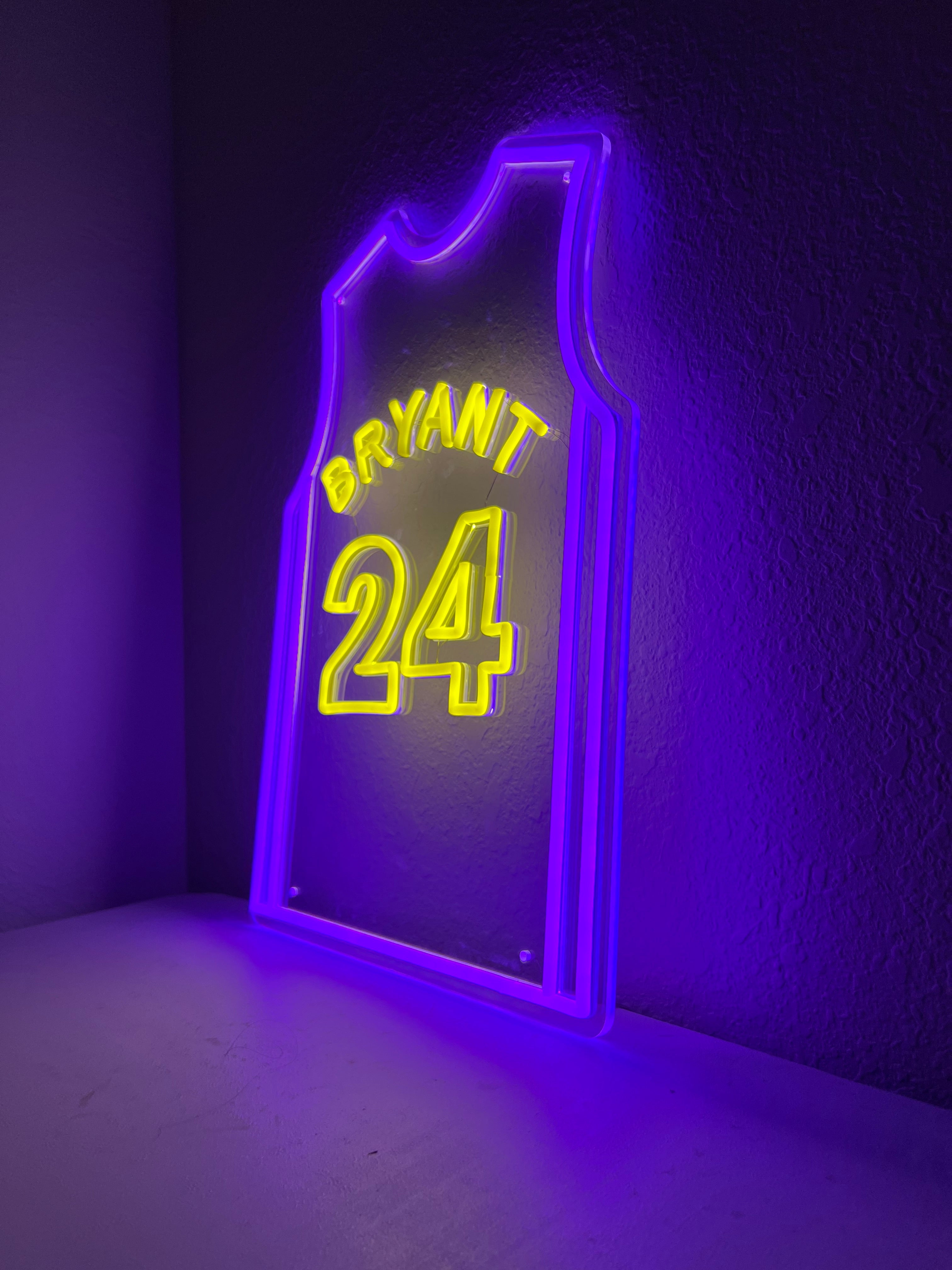 LED Jersey Sign - Bryant #24 - image 3