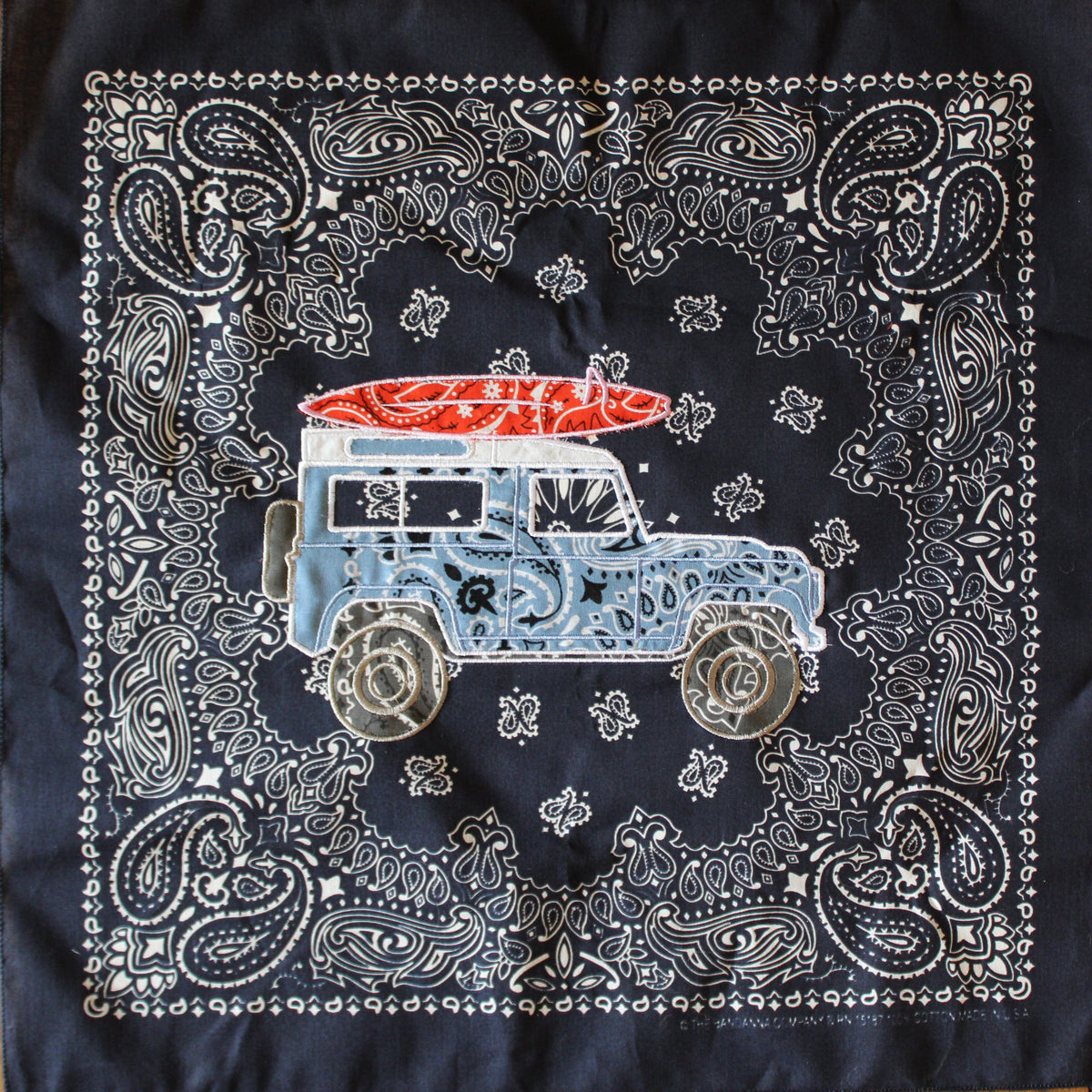Land Rover Bandana Art - Blue - image 1