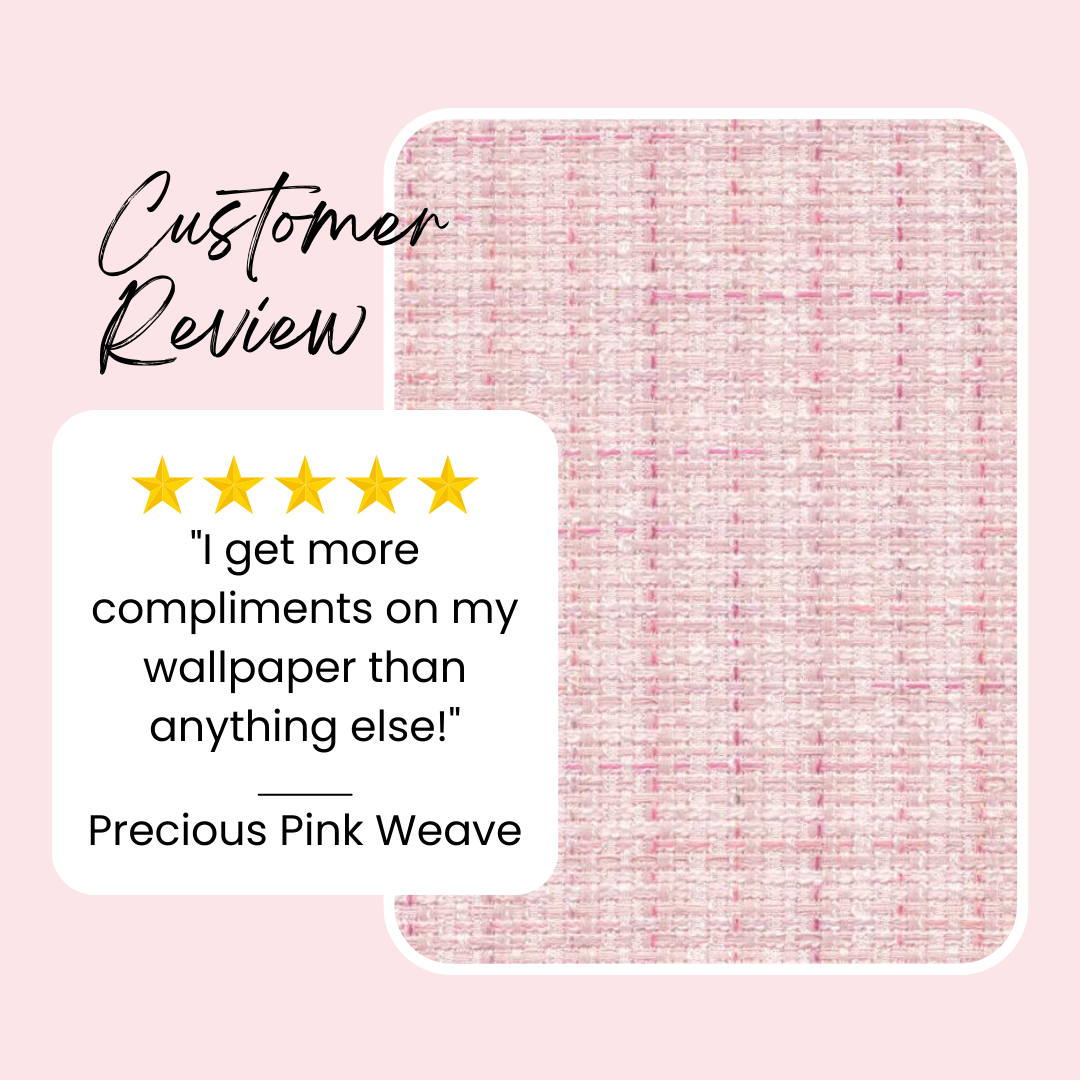 Precious Pink Weave Wallpaper - image 4