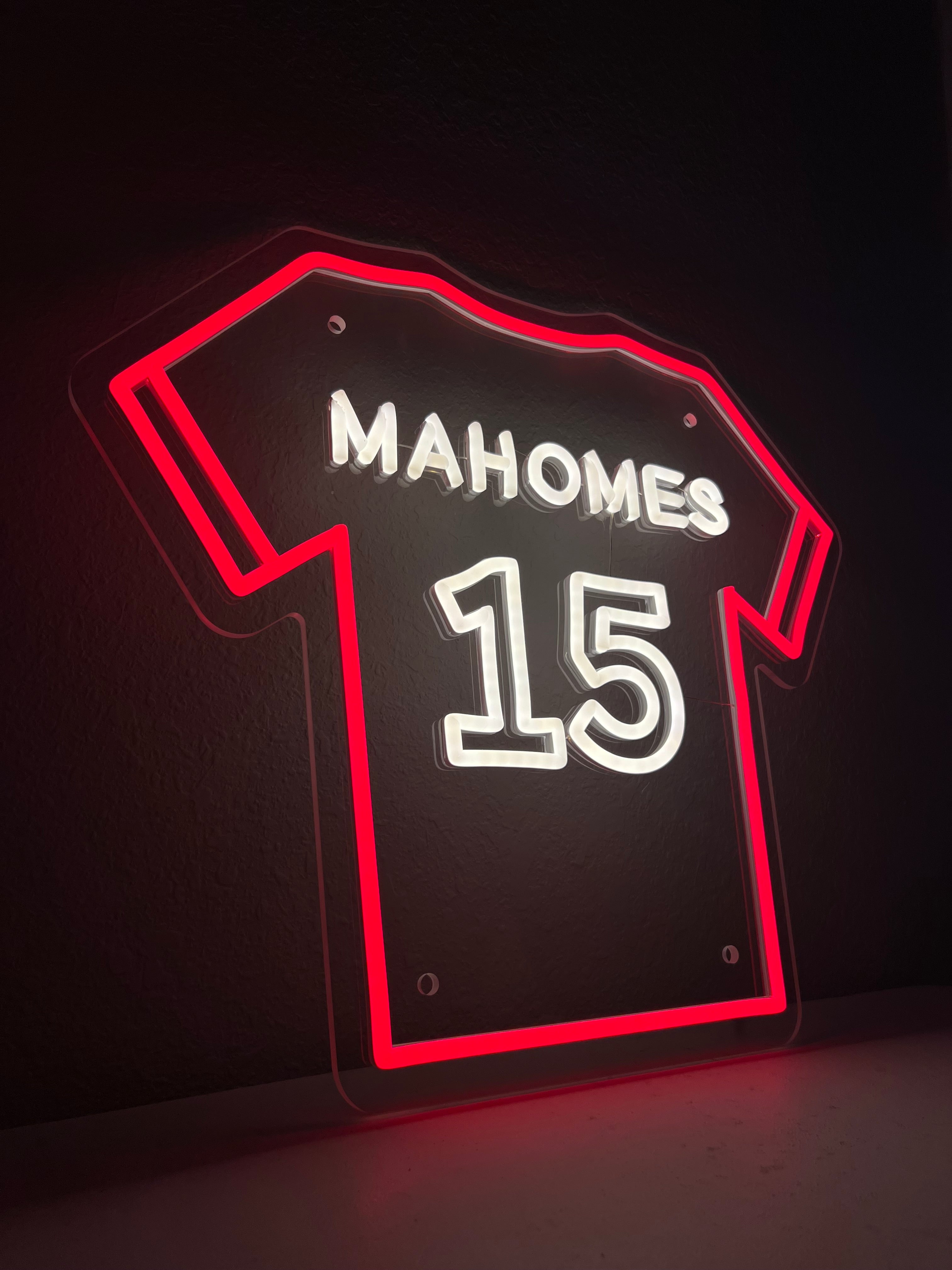 LED Jersey Sign - Mahomes #15 - image 4