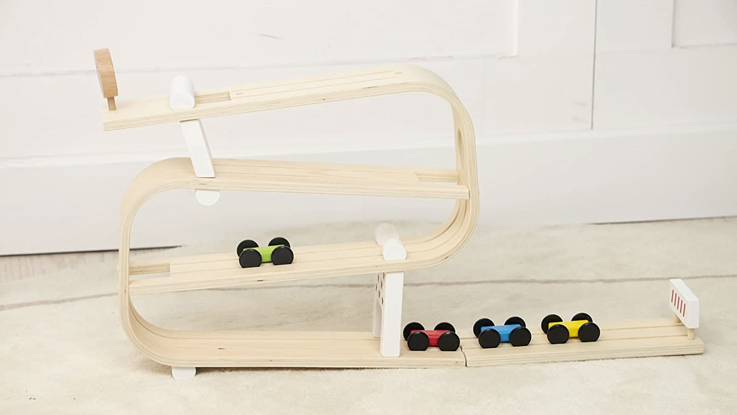Wooden Car Ramp Racer
