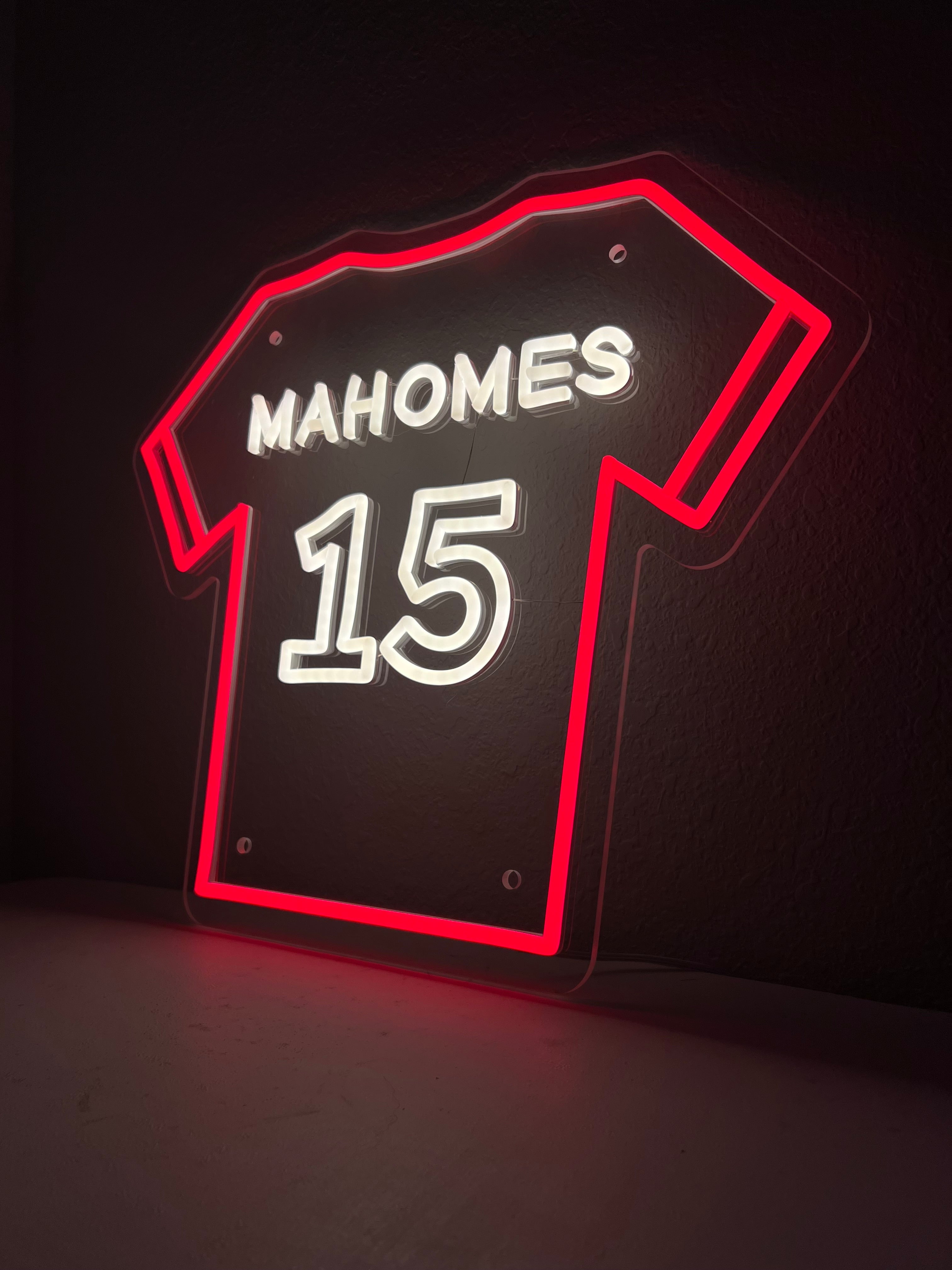 LED Jersey Sign - Mahomes #15