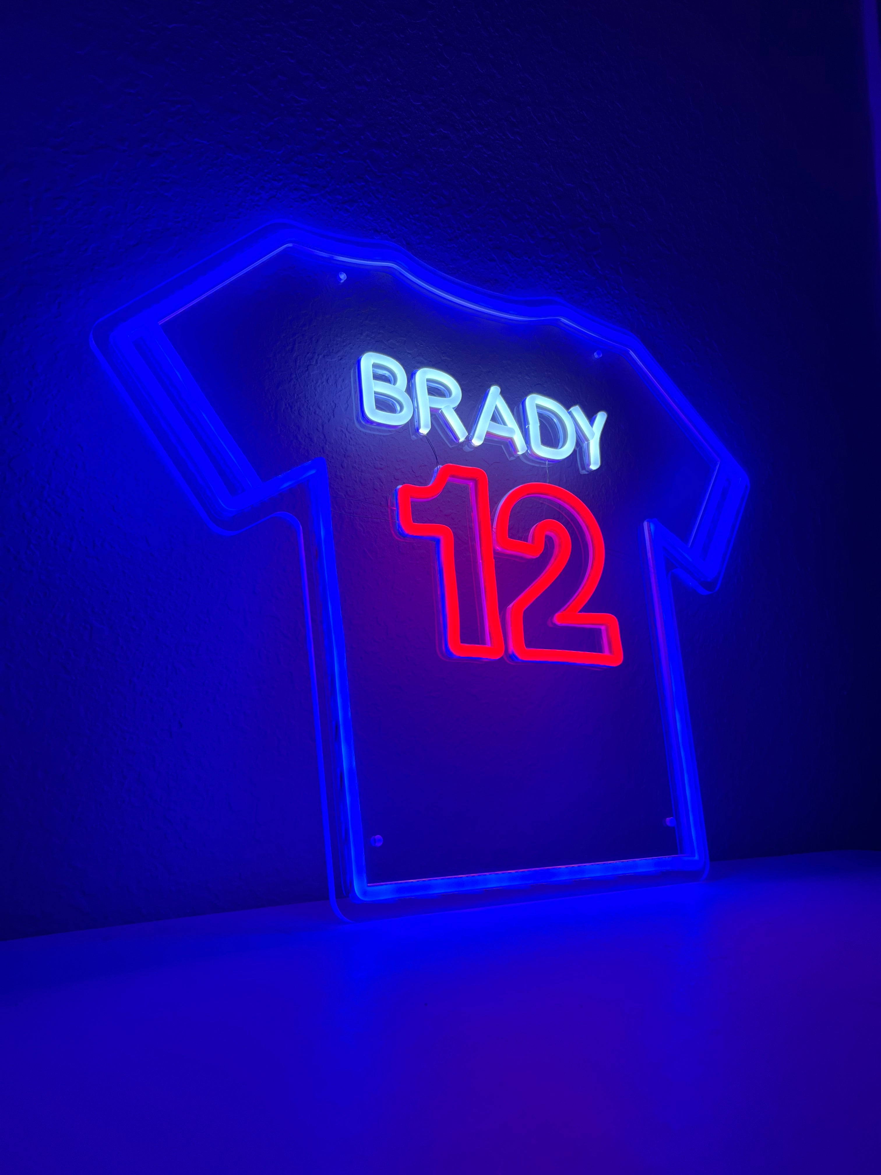 LED Jersey Sign - Brady #12 - image 4