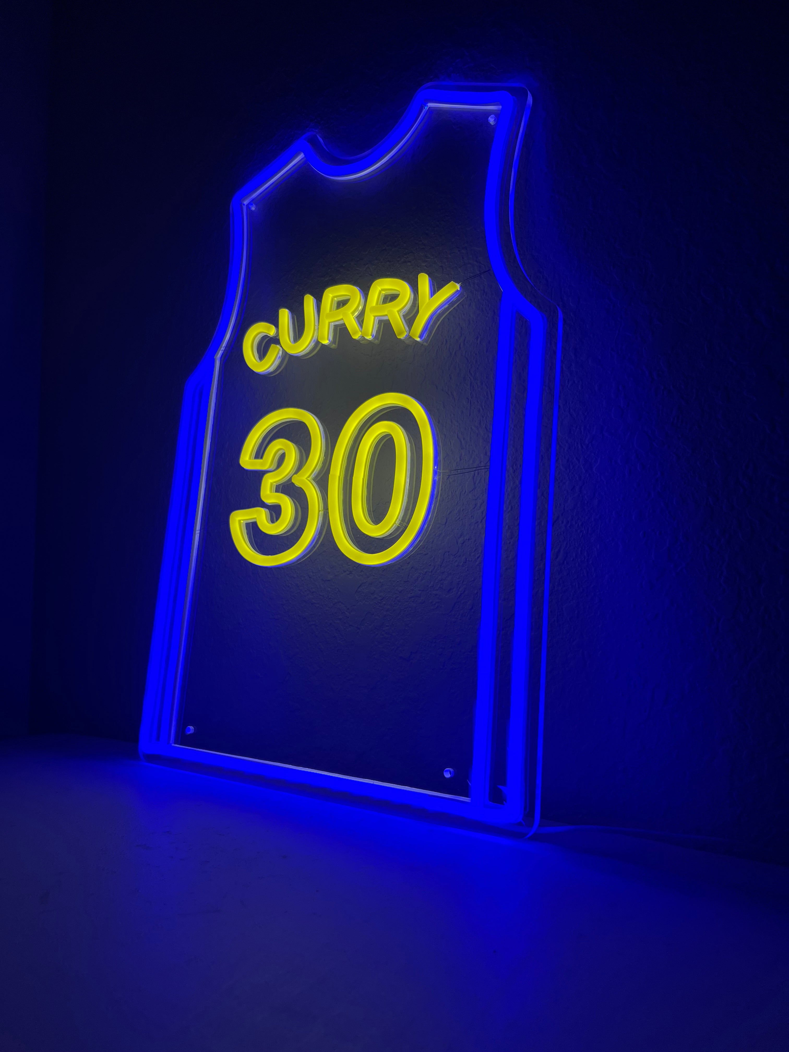 LED Jersey Sign - Curry #30
