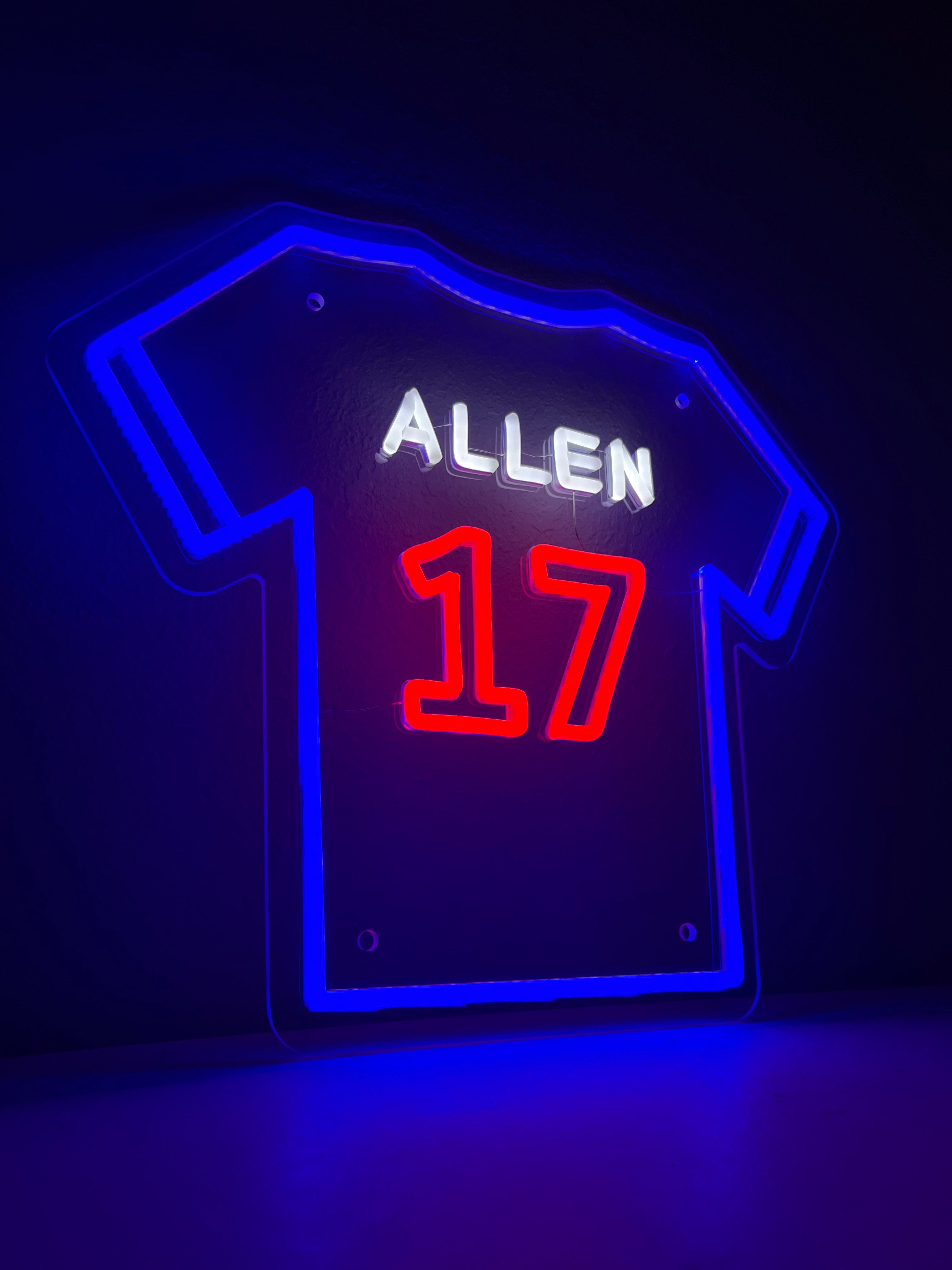 LED Jersey Sign - Allen #17 - image 4