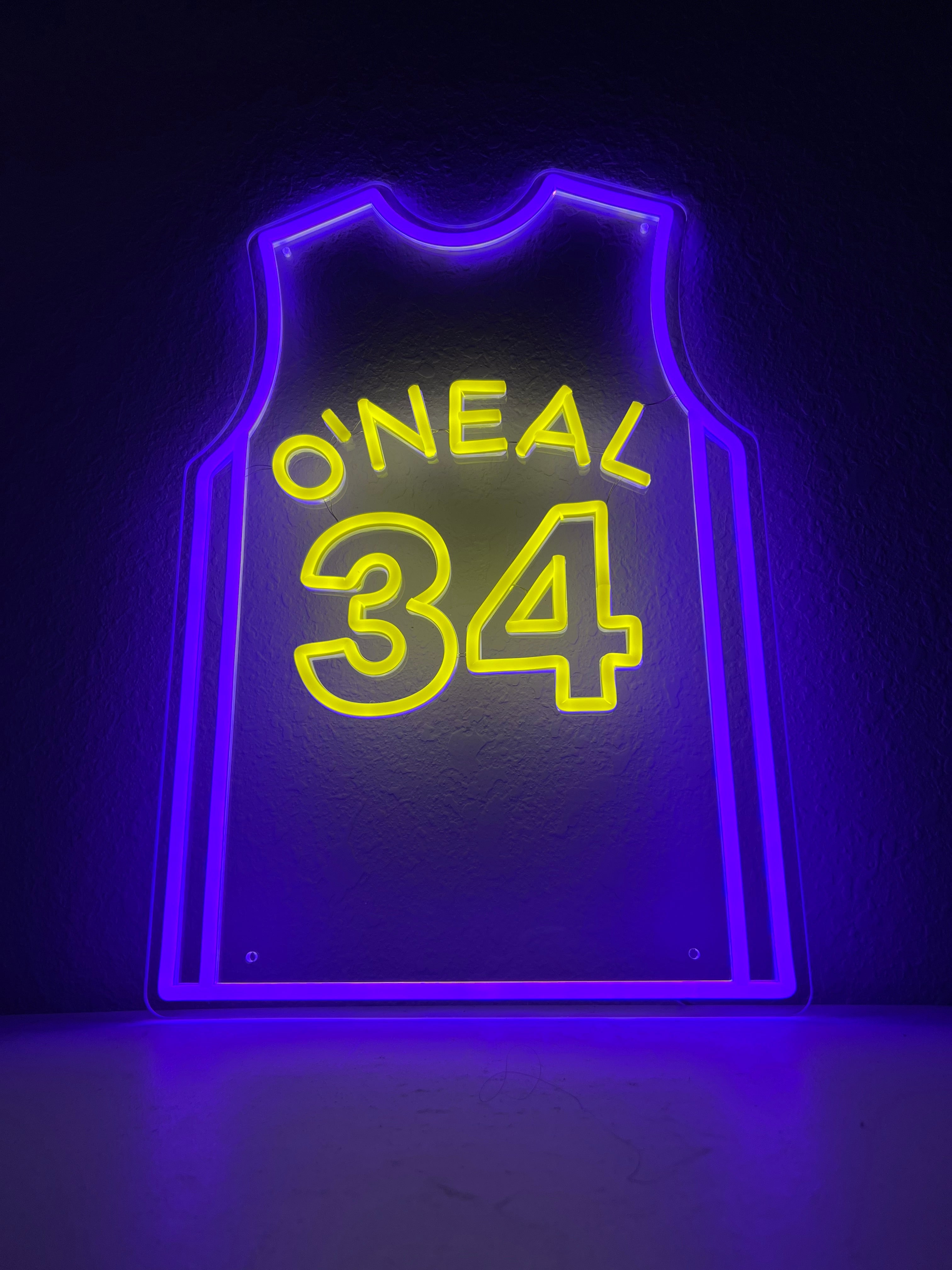 LED Jersey Sign - O'Neal #34 - image 3