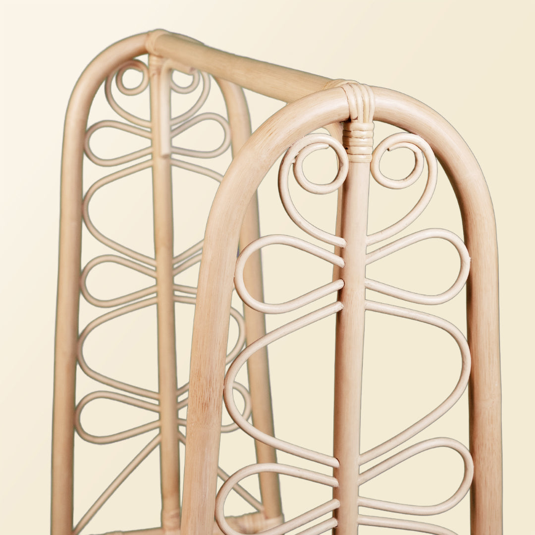 Rattan Kids Montessori Clothing Rack - image 8