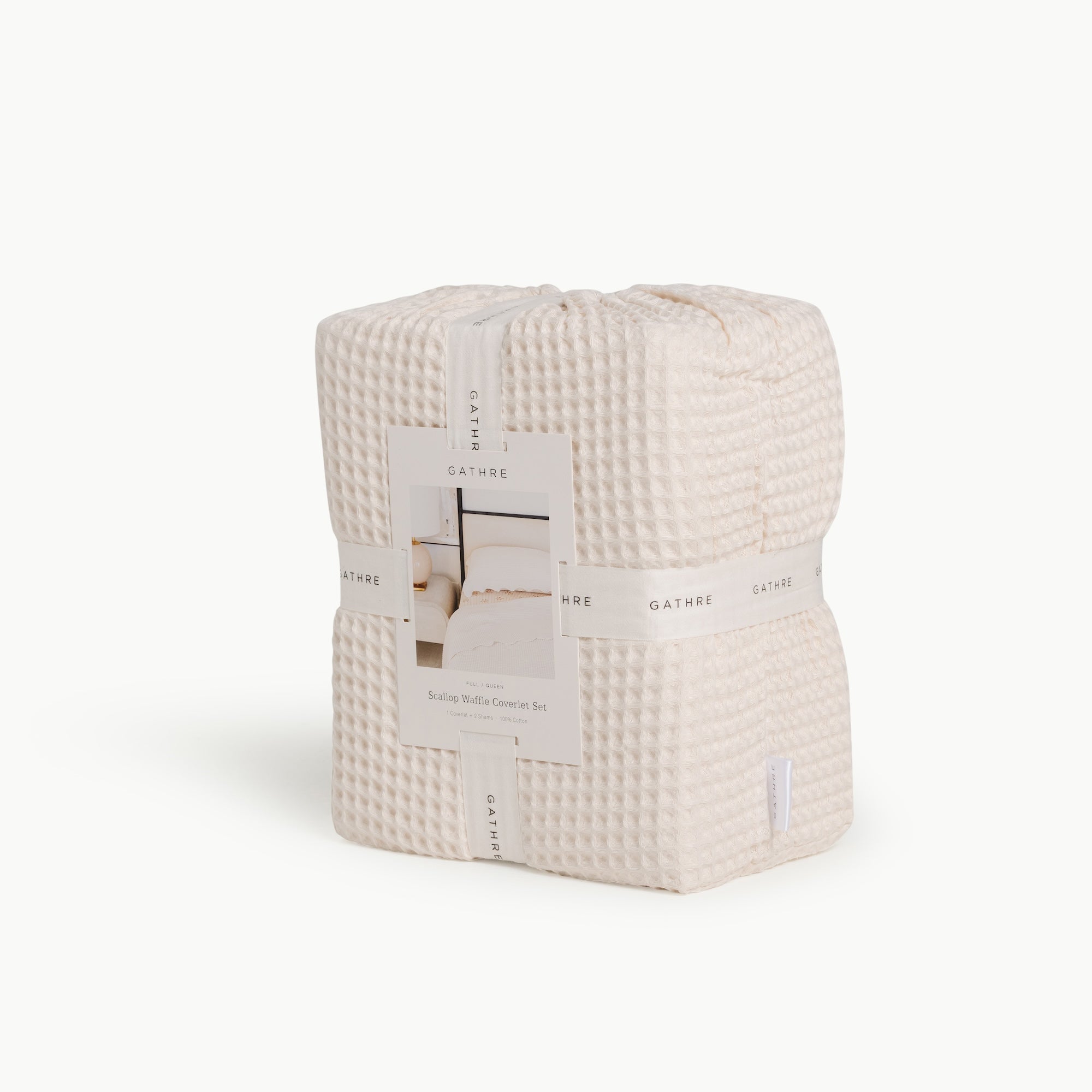 Waffle Knit Coverlet Set - image 10