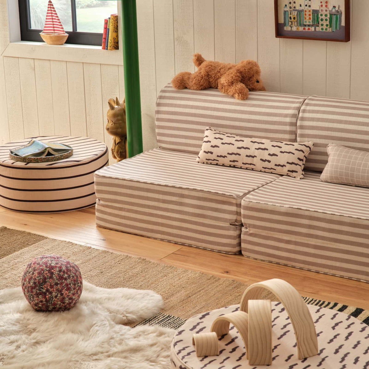 Bennett Seat - Coconut and Stone - image 4