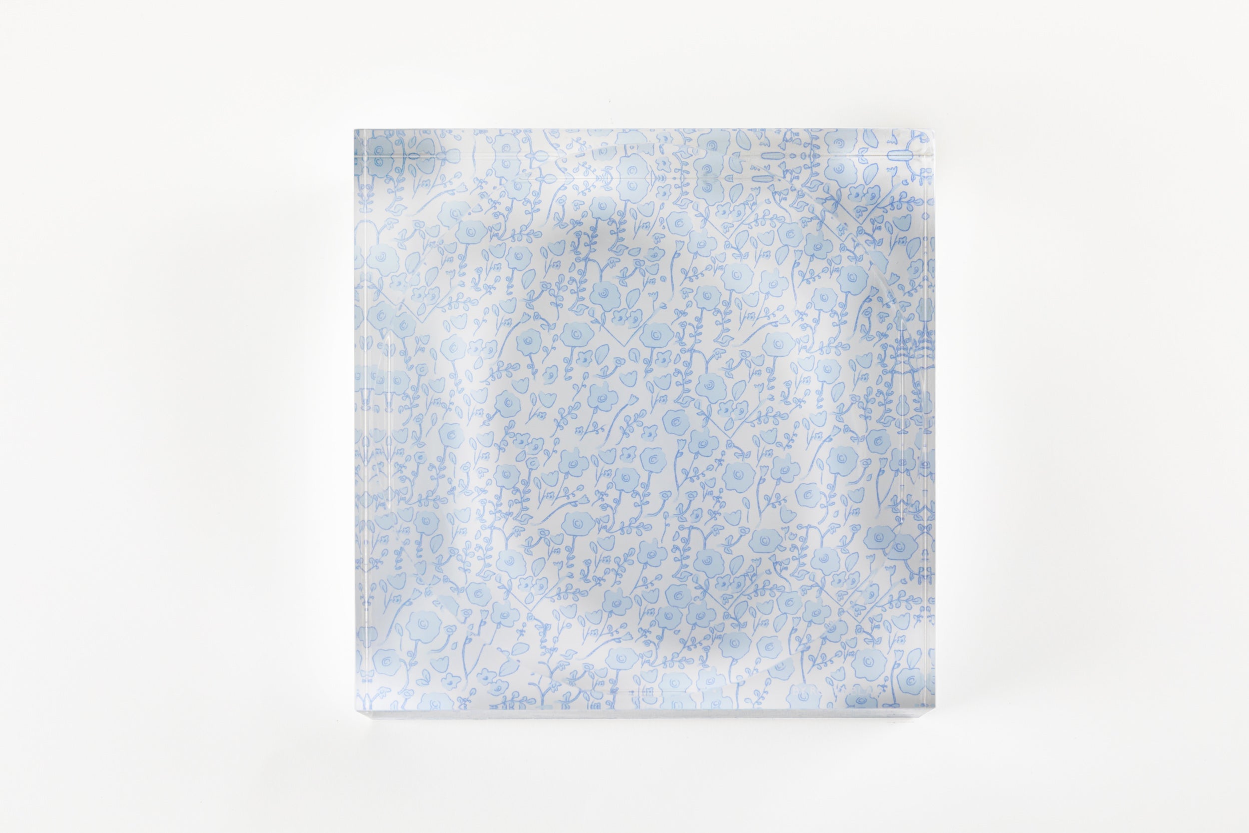 Blooming Toile Candy Dish - Blue - image 1