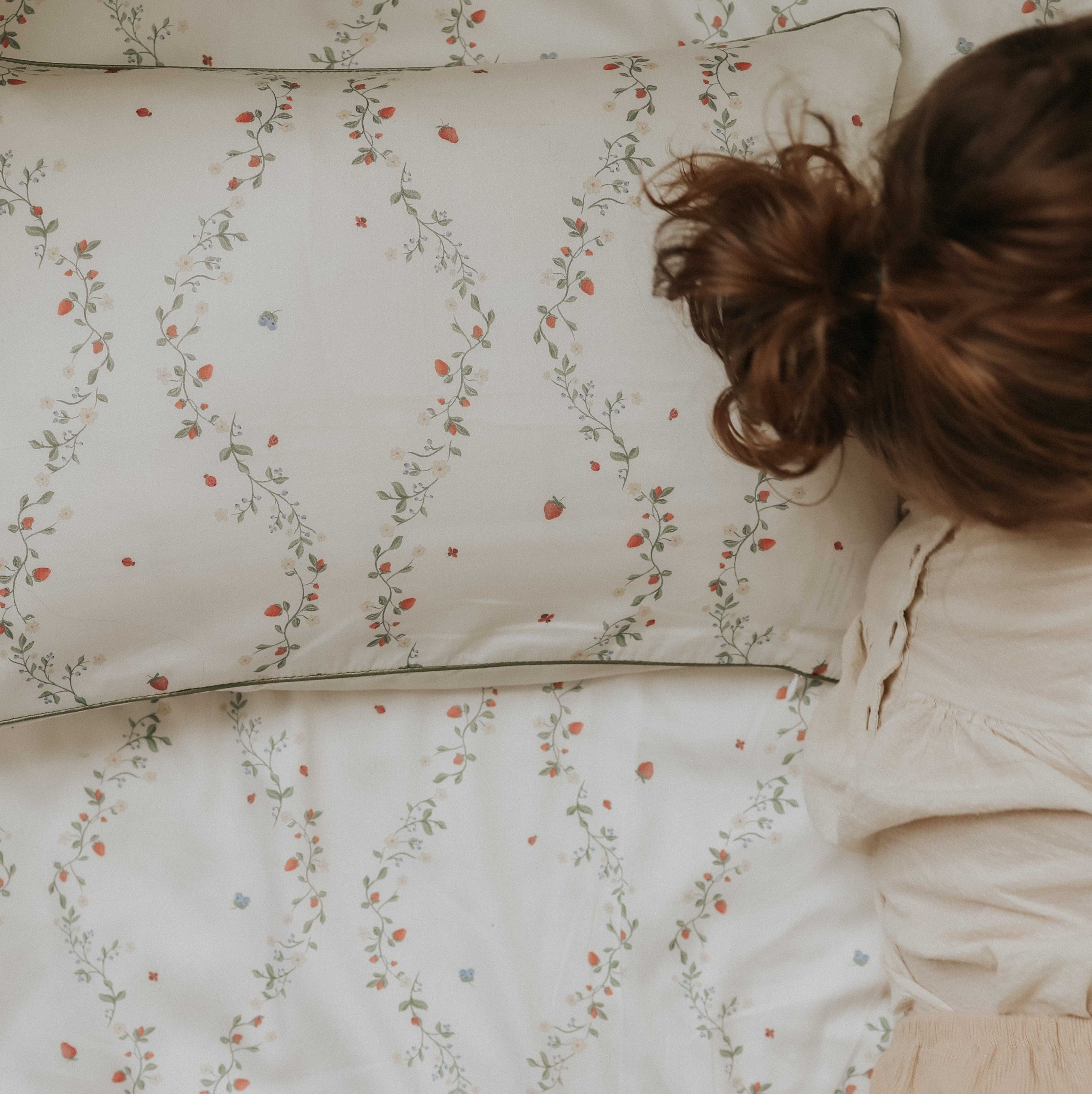 Botanical Berries Toddler Pillow - Ivory - image 5