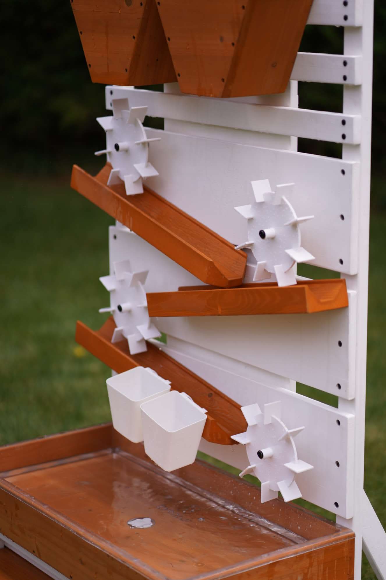 Outdoor Wooden Water Table - image 5