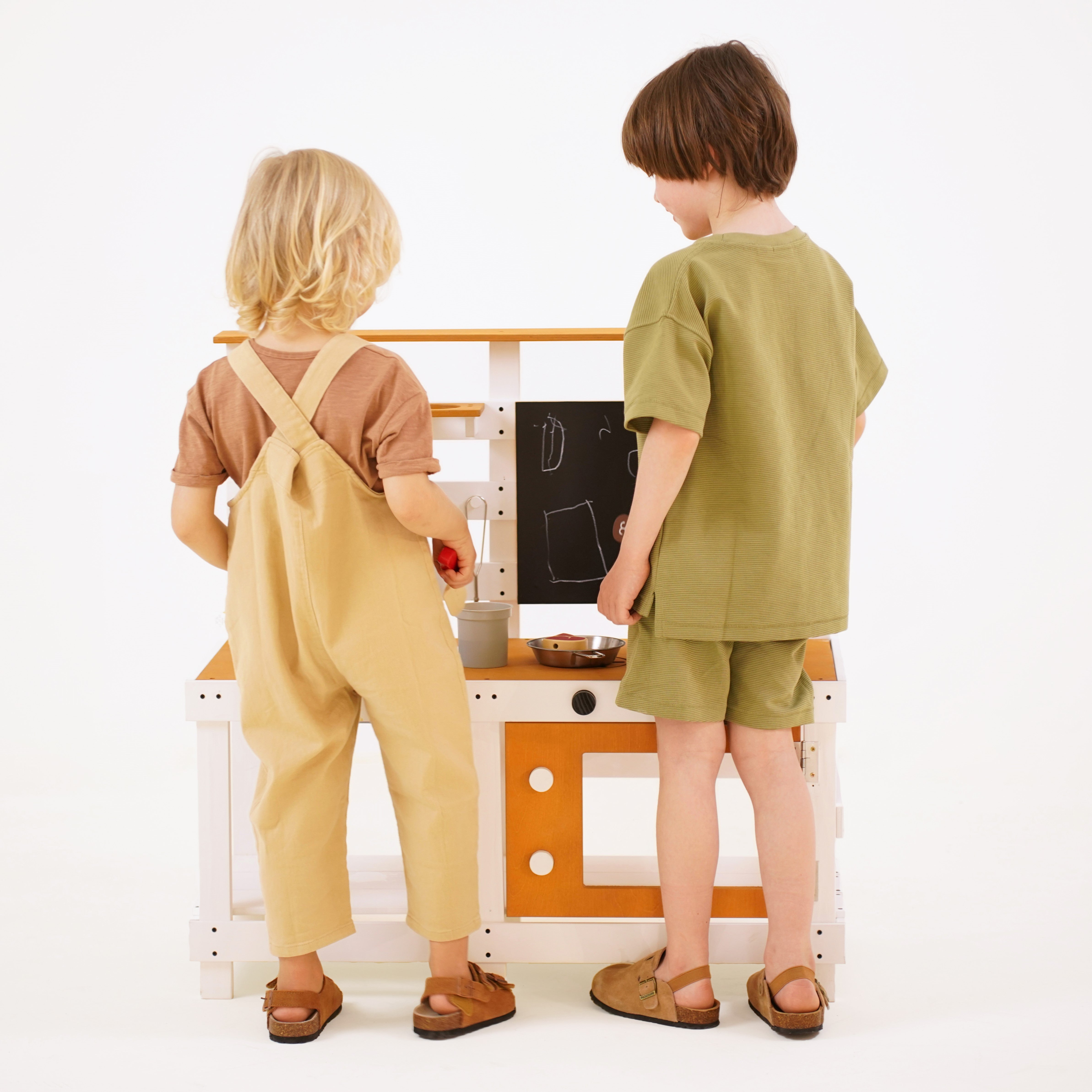 Outdoor Wooden Play Kitchen - image 6
