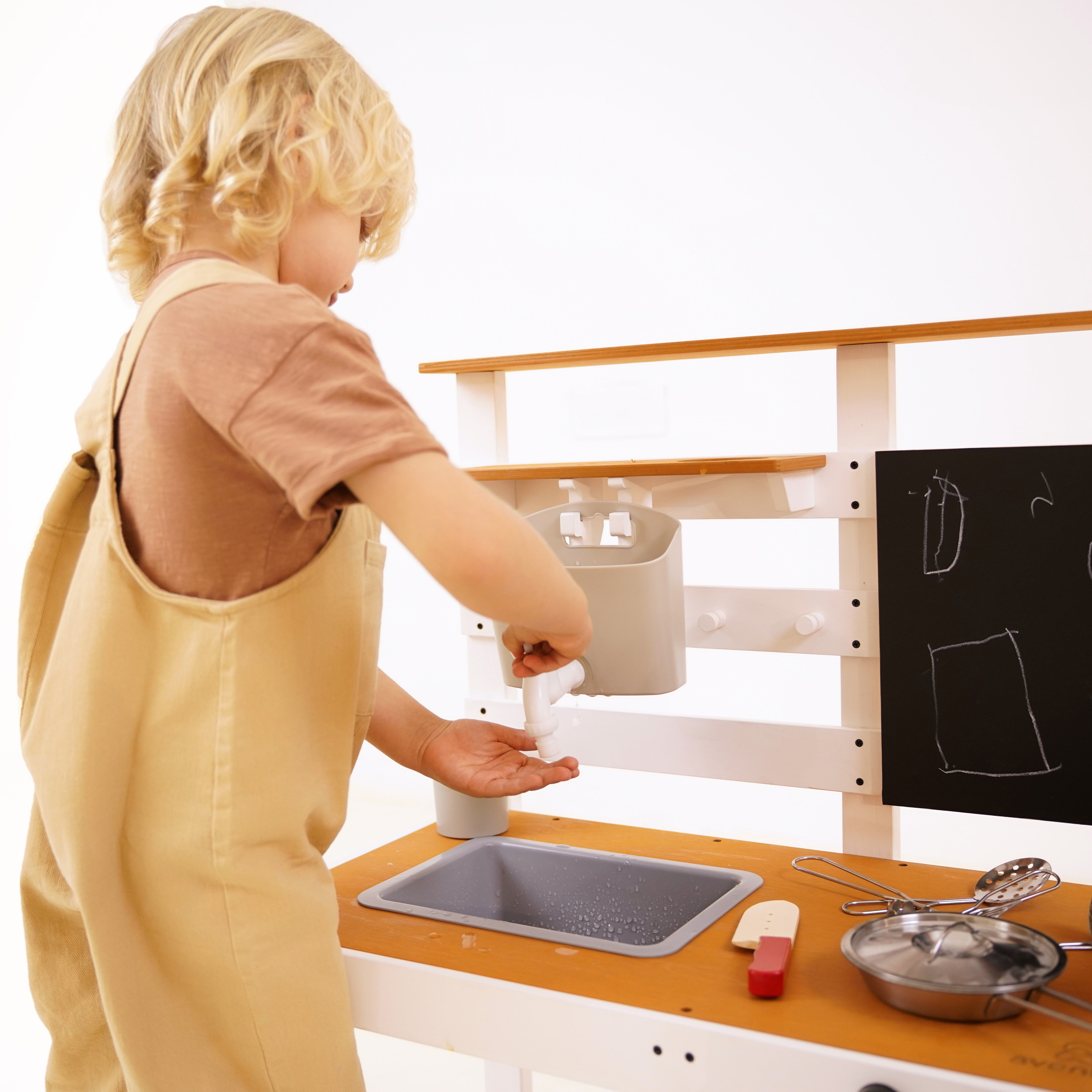 Outdoor Wooden Play Kitchen - image 5