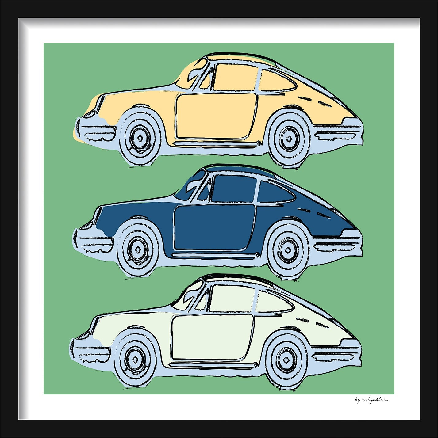 Dream Car Fine Art Print - Green - image 3