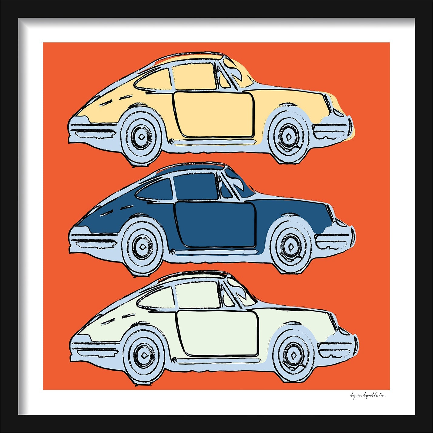 Dream Car Fine Art Print - Orange - image 3