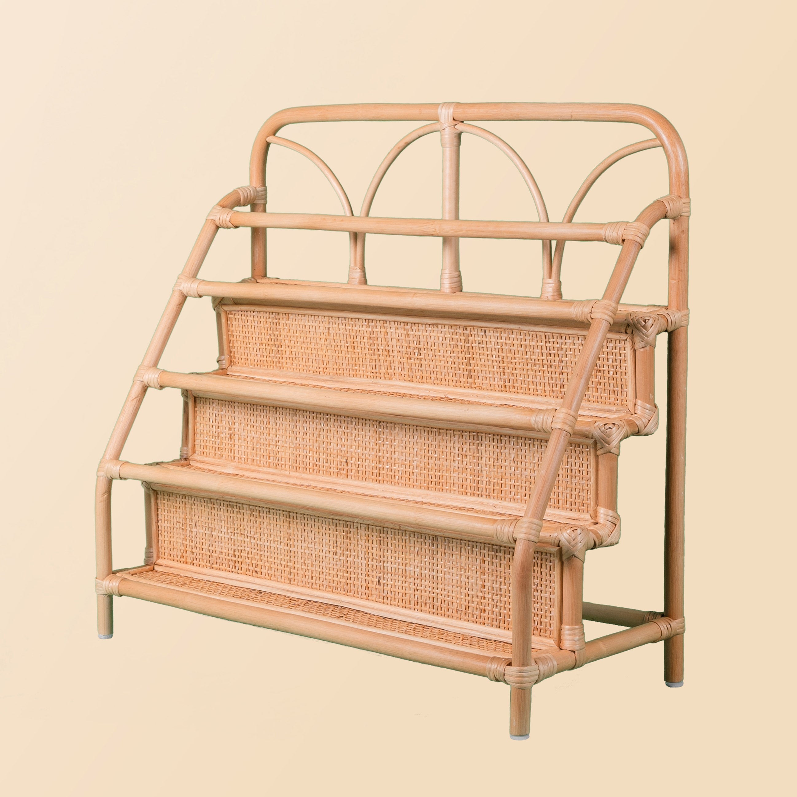 Kids Rattan Montessori Bookshelf - image 8