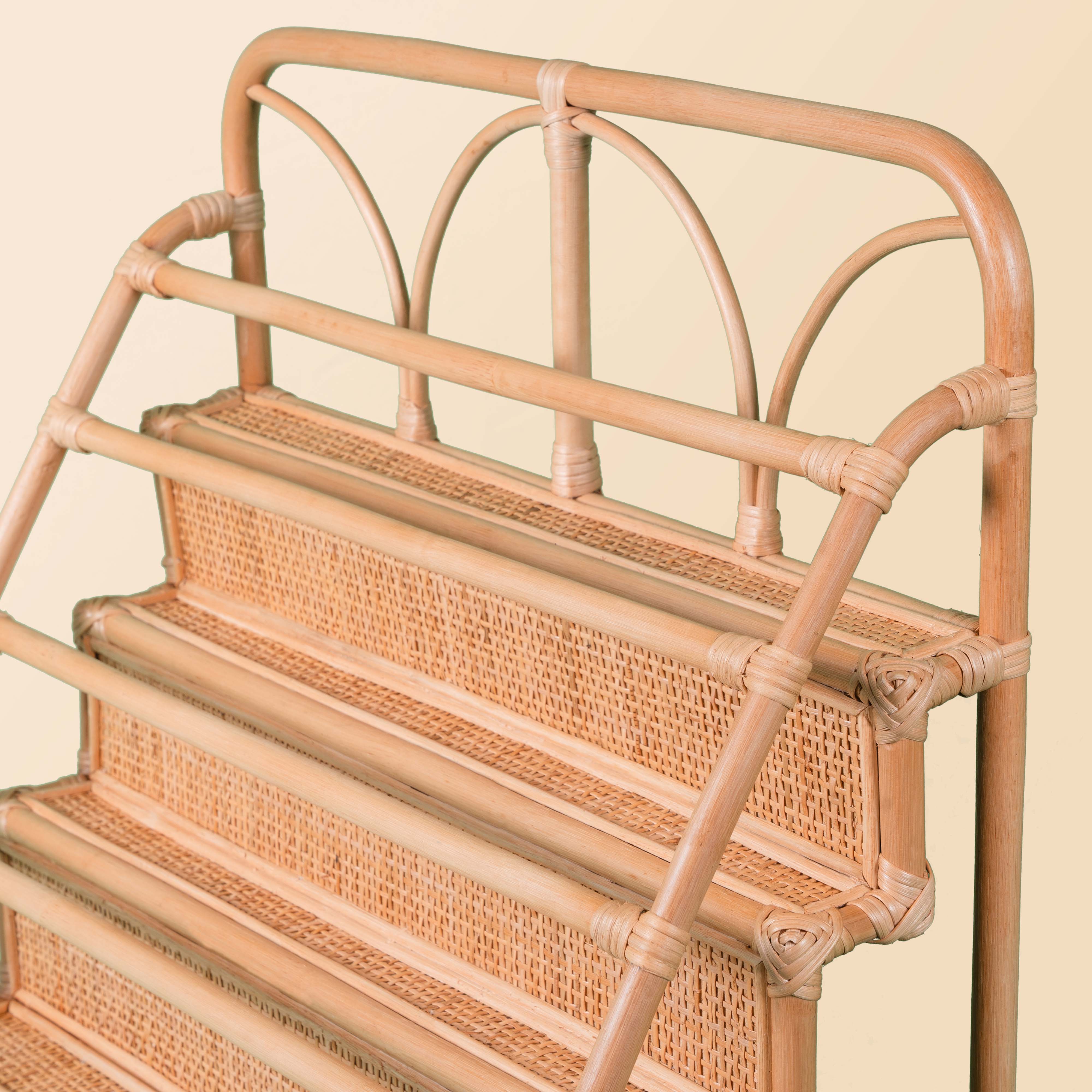 Kids Rattan Montessori Bookshelf - image 9