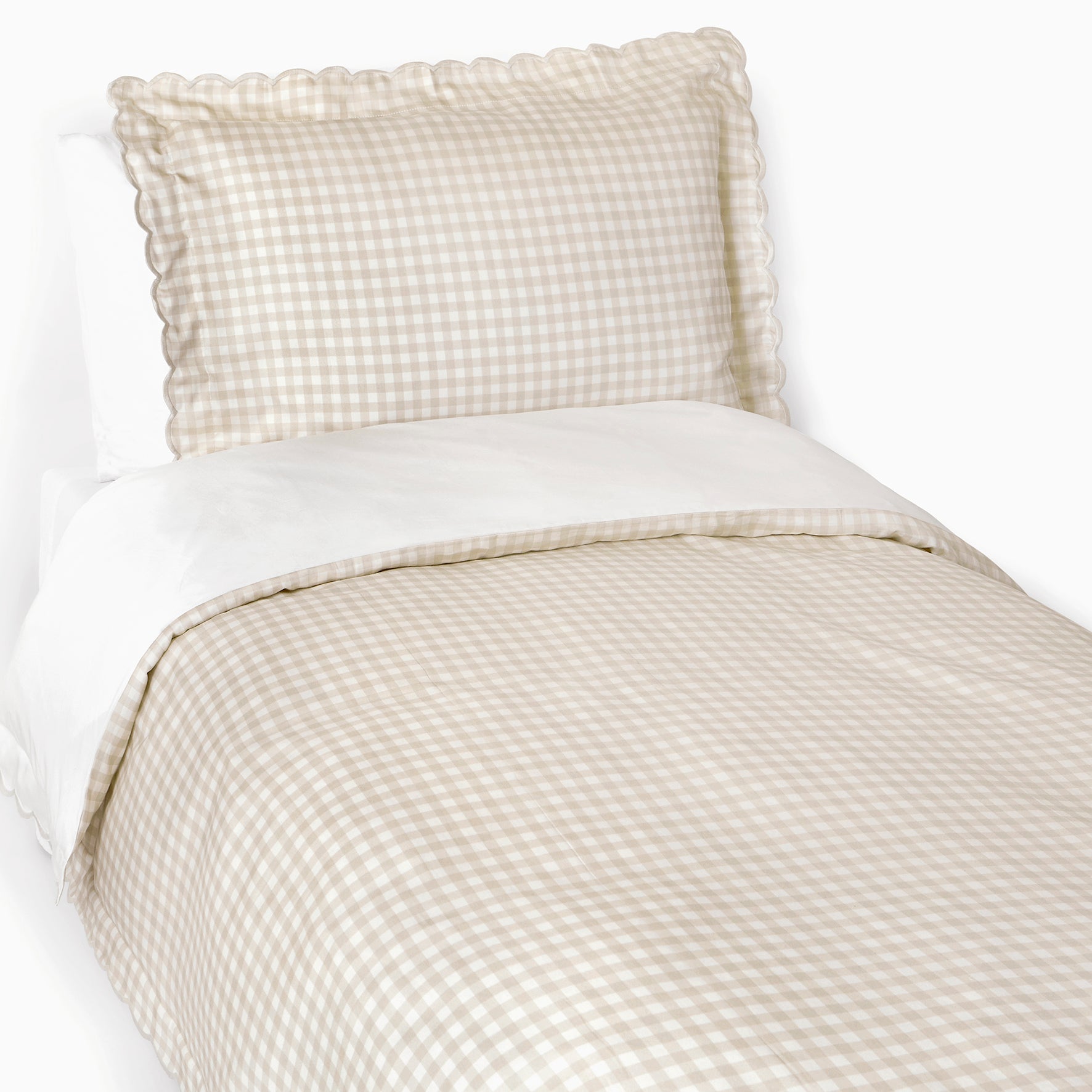 Picnic Gingham Twin Set - Beige - image 4