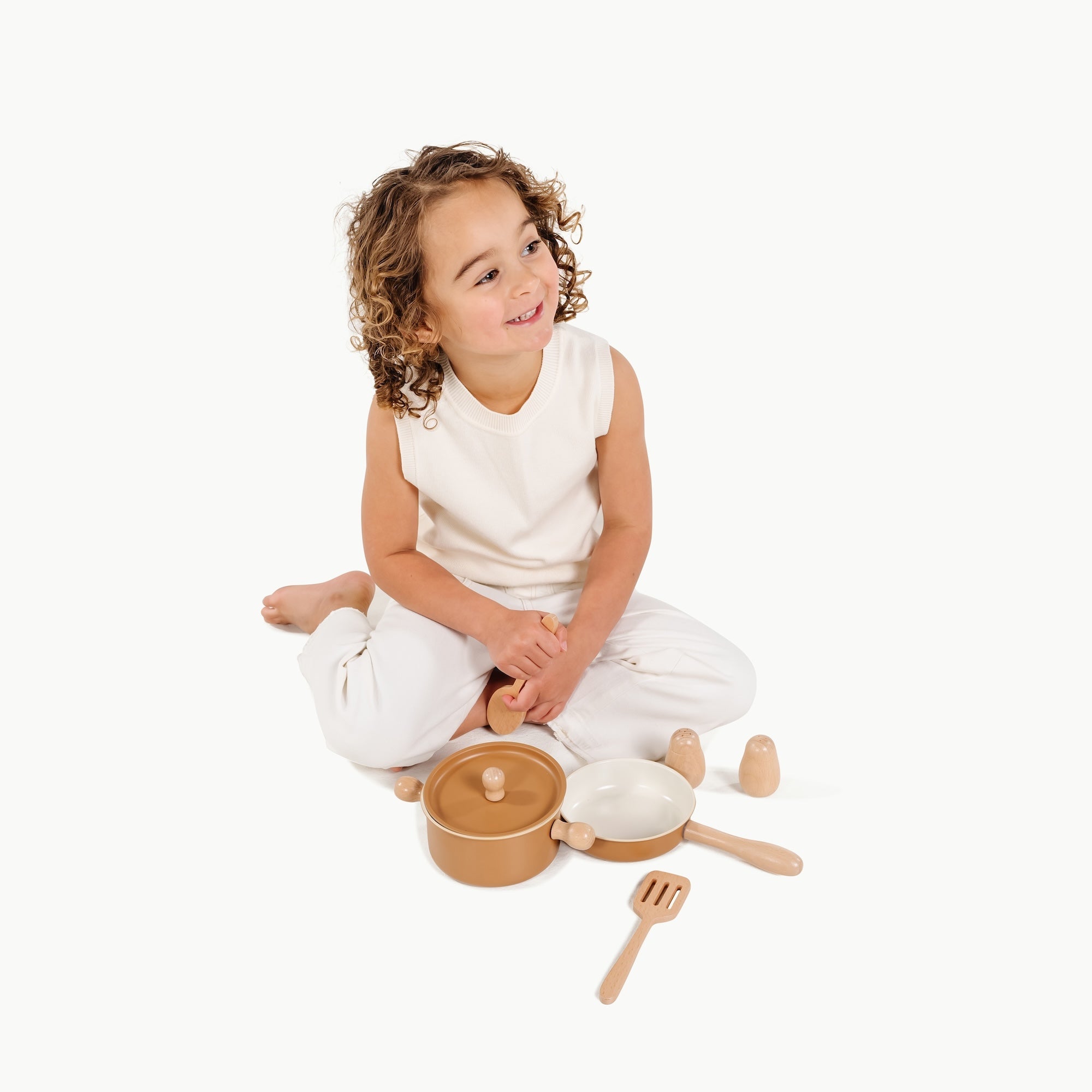 Wooden Play Cooking Set - image 4