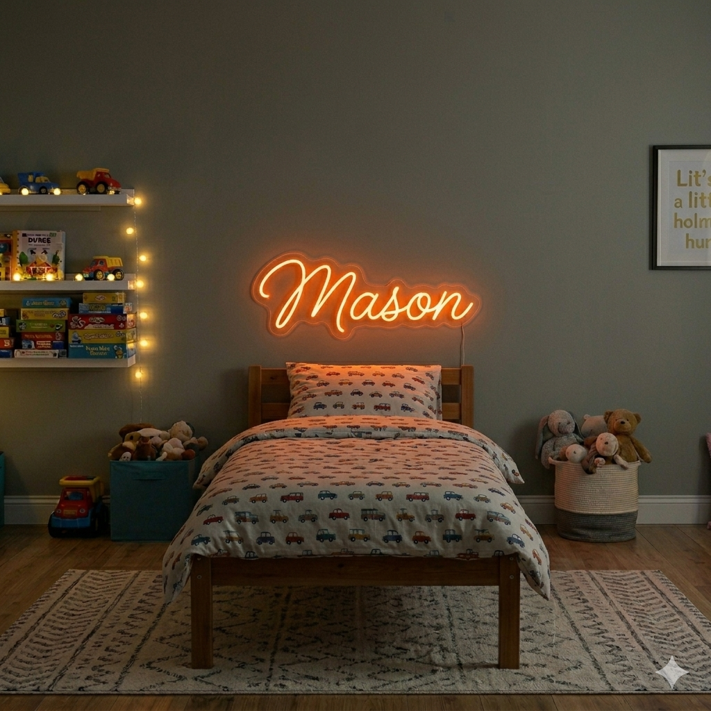 Custom Name LED Sign - Cursive Font