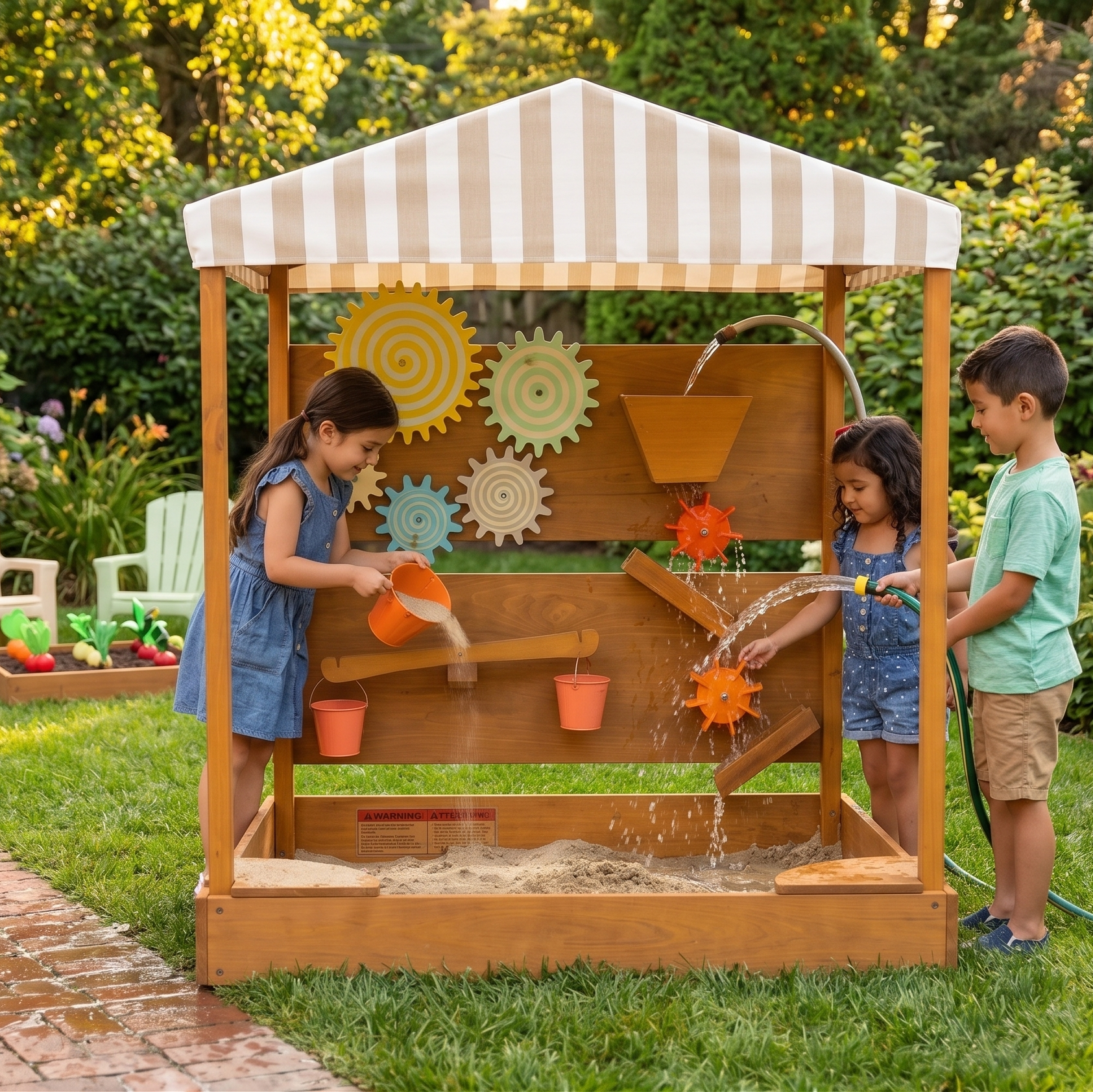 Koa Outdoor Sensory Play Market & Water Wall - image 3