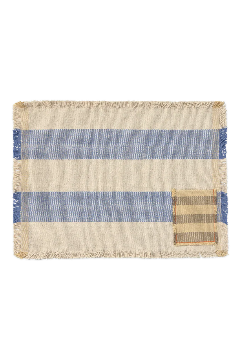 Set of 2 Handloom Placemat with Pockets - image 6