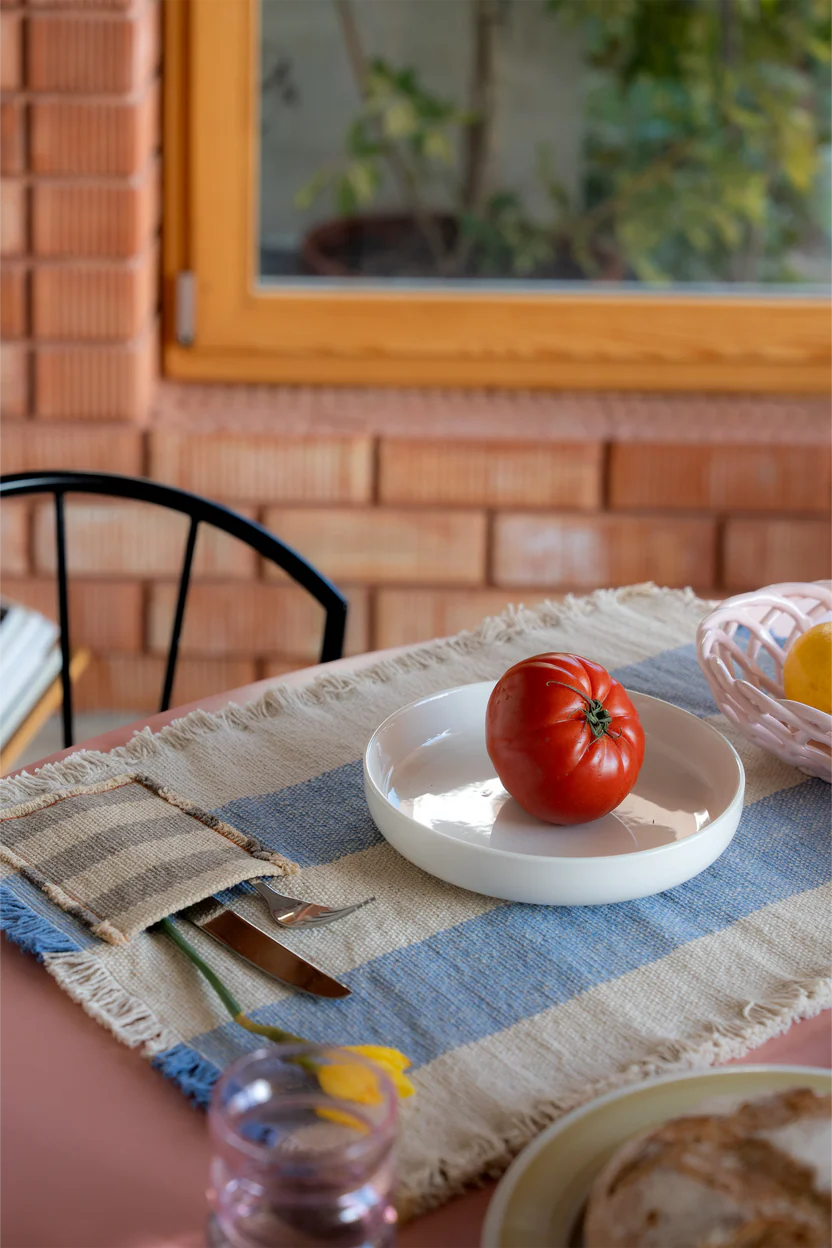 Set of 2 Handloom Placemat with Pockets - image 7