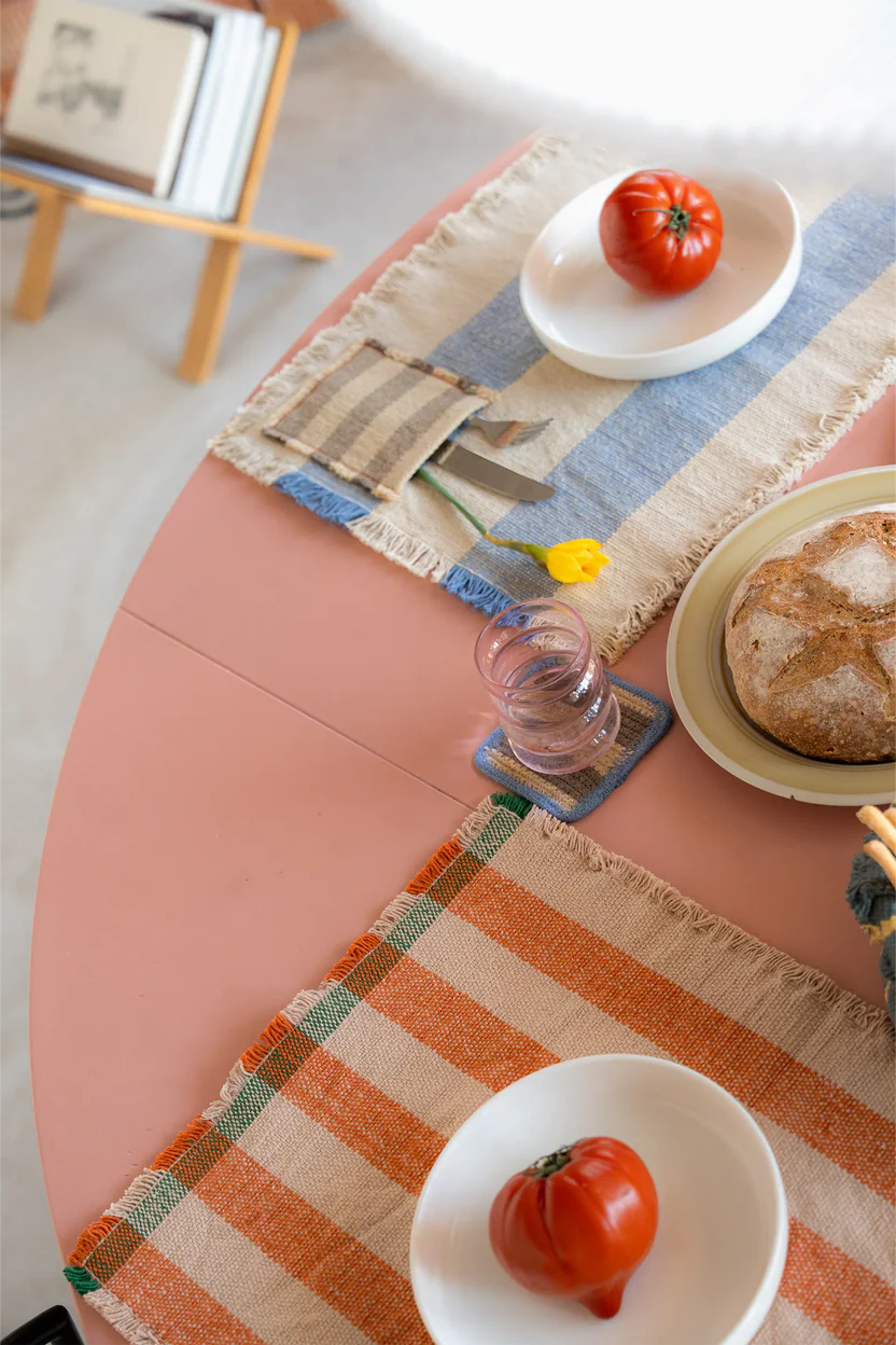 Set of 2 Handloom Placemat with Pockets - image 9