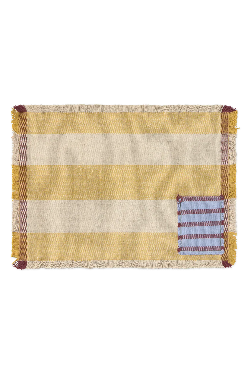 Set of 2 Handloom Placemat with Pockets - image 13