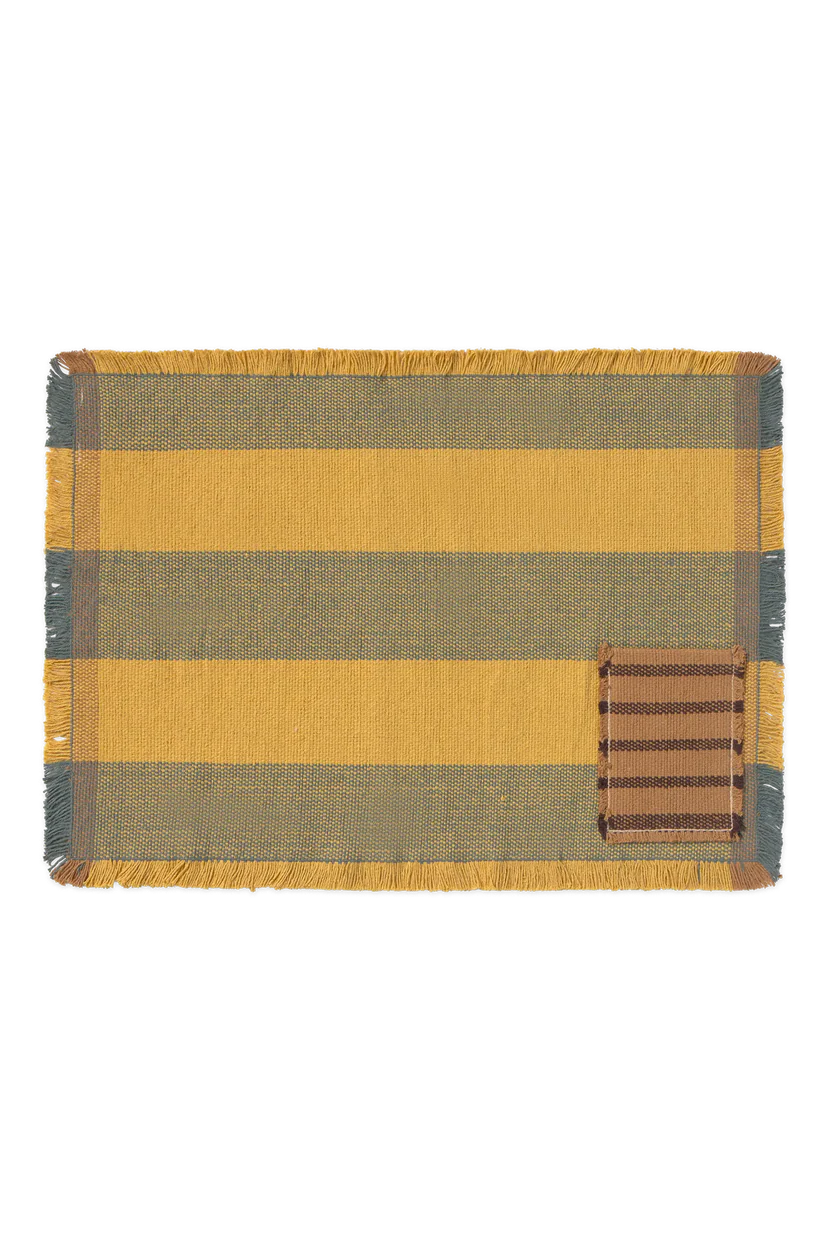 Set of 2 Handloom Placemat with Pockets - image 5