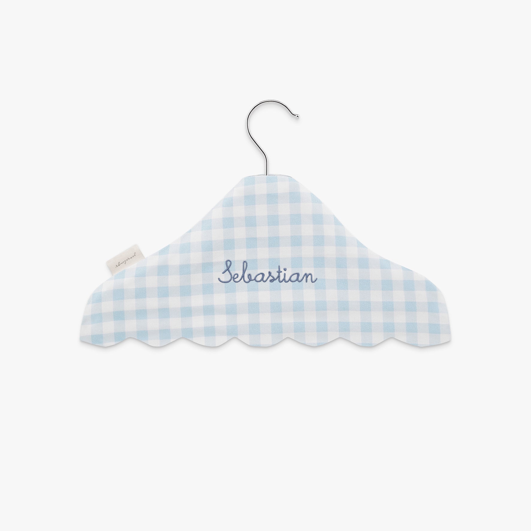 Children's Hanger - Blue Gingham - image 4