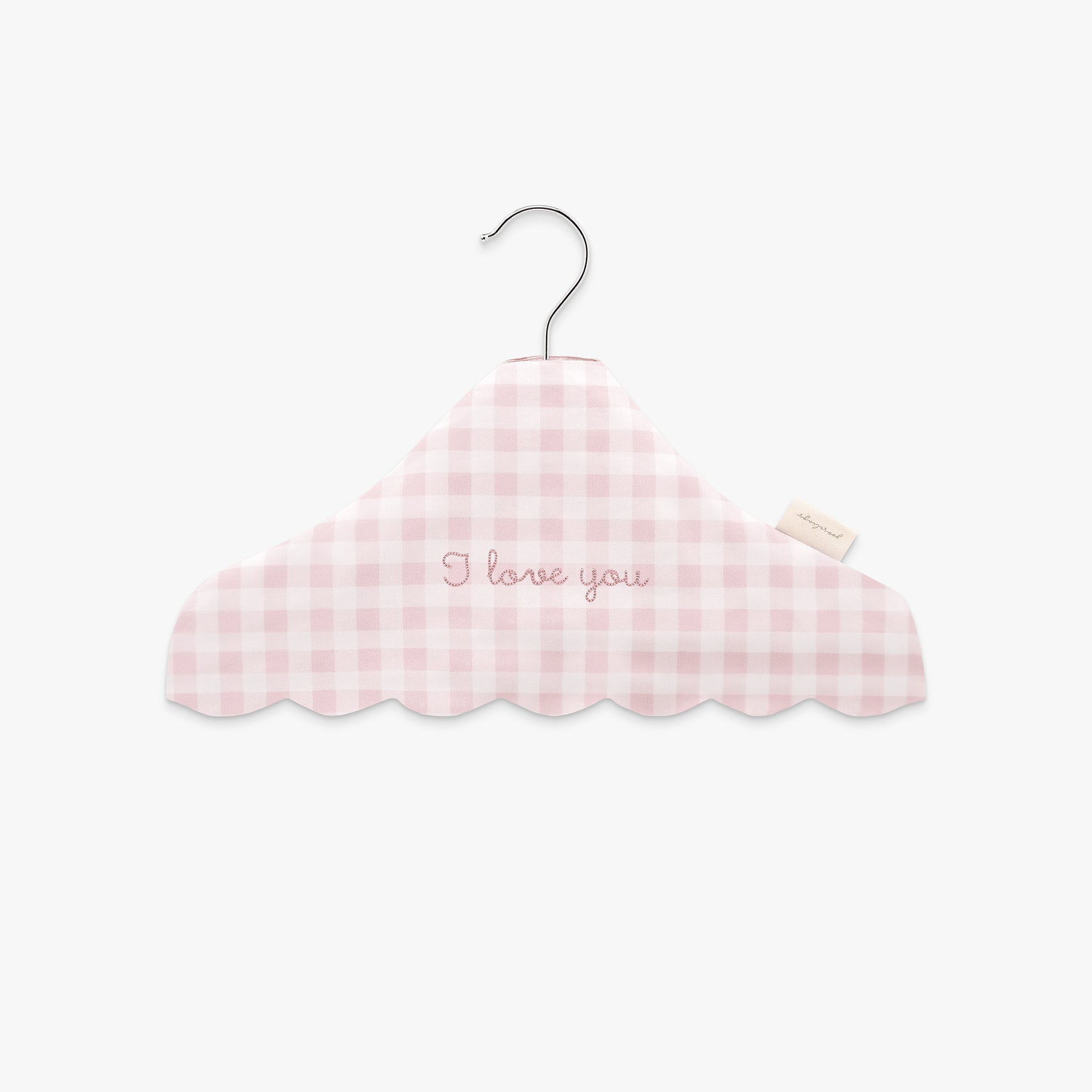 Children's Hanger - Pink Gingham