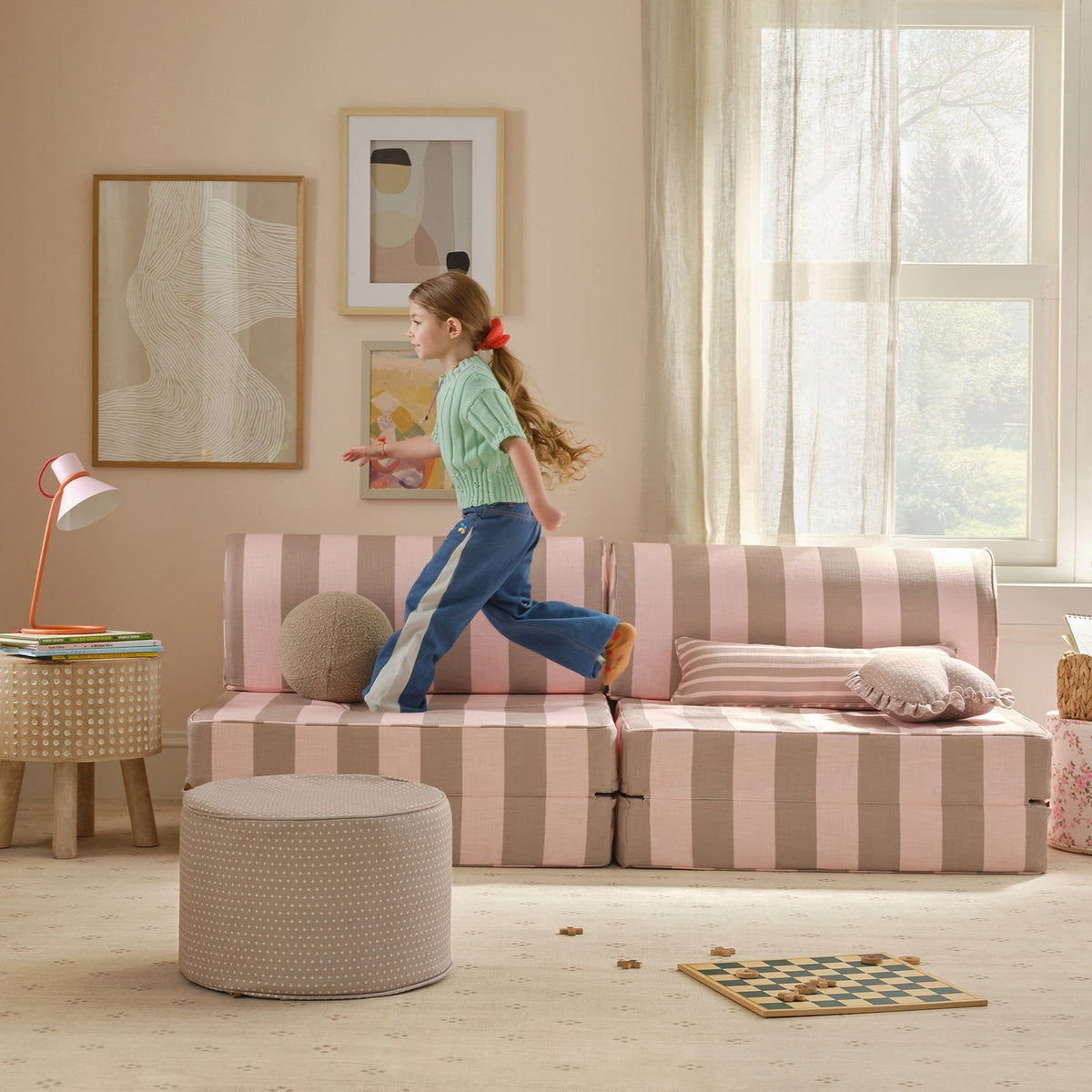 Harlan Seat - Alder and Blush