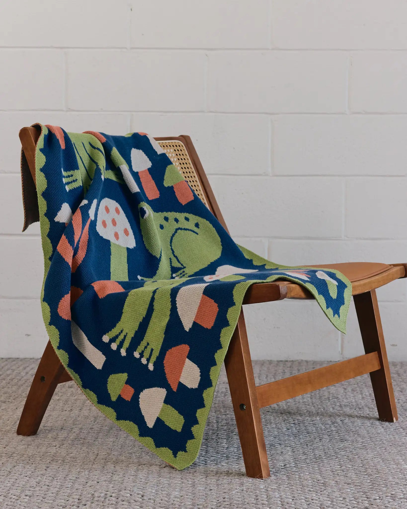 Hoppy Place Knit Mini Blanket - image 4
