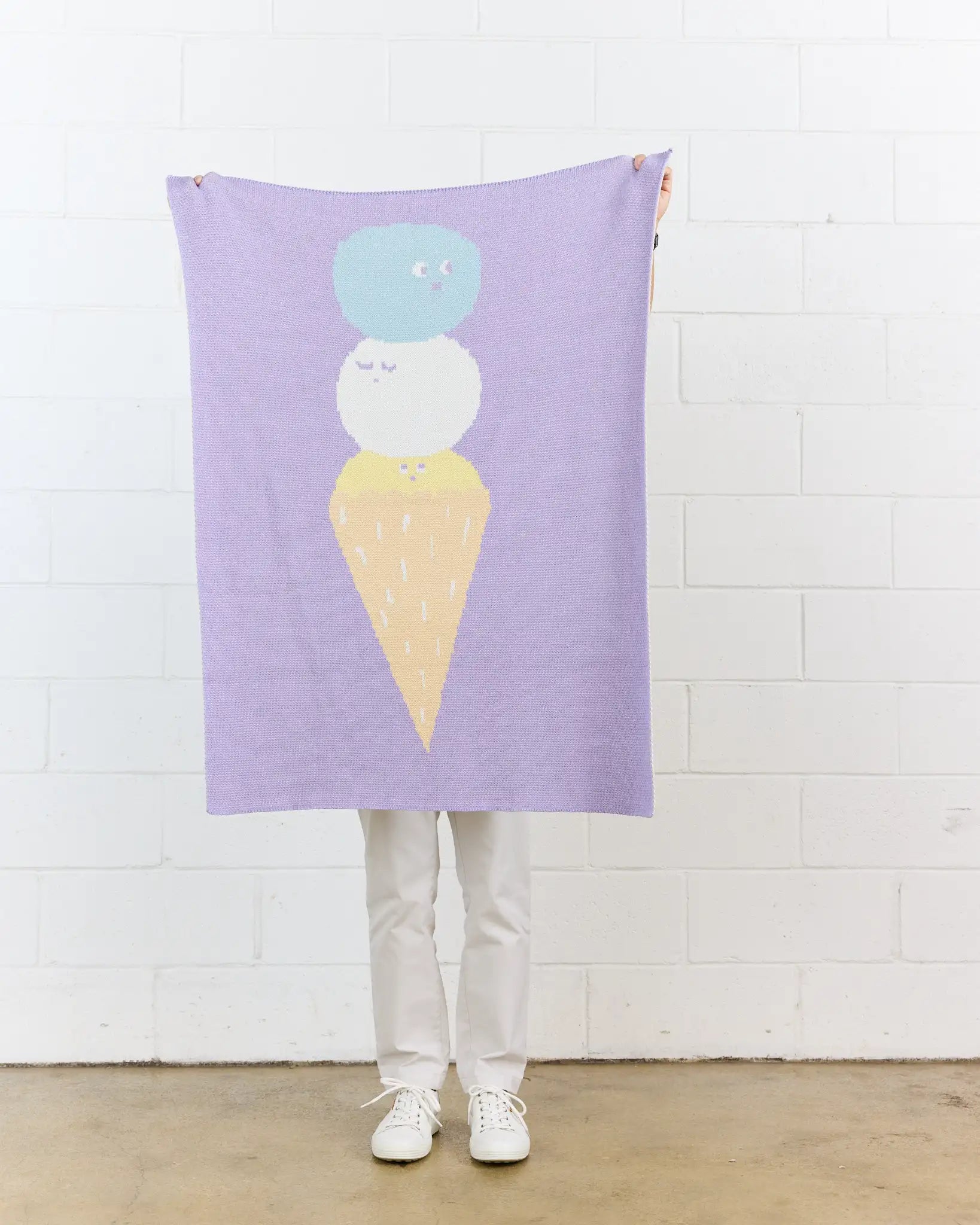 Ice Cream Knit Mini Blanket - image 9
