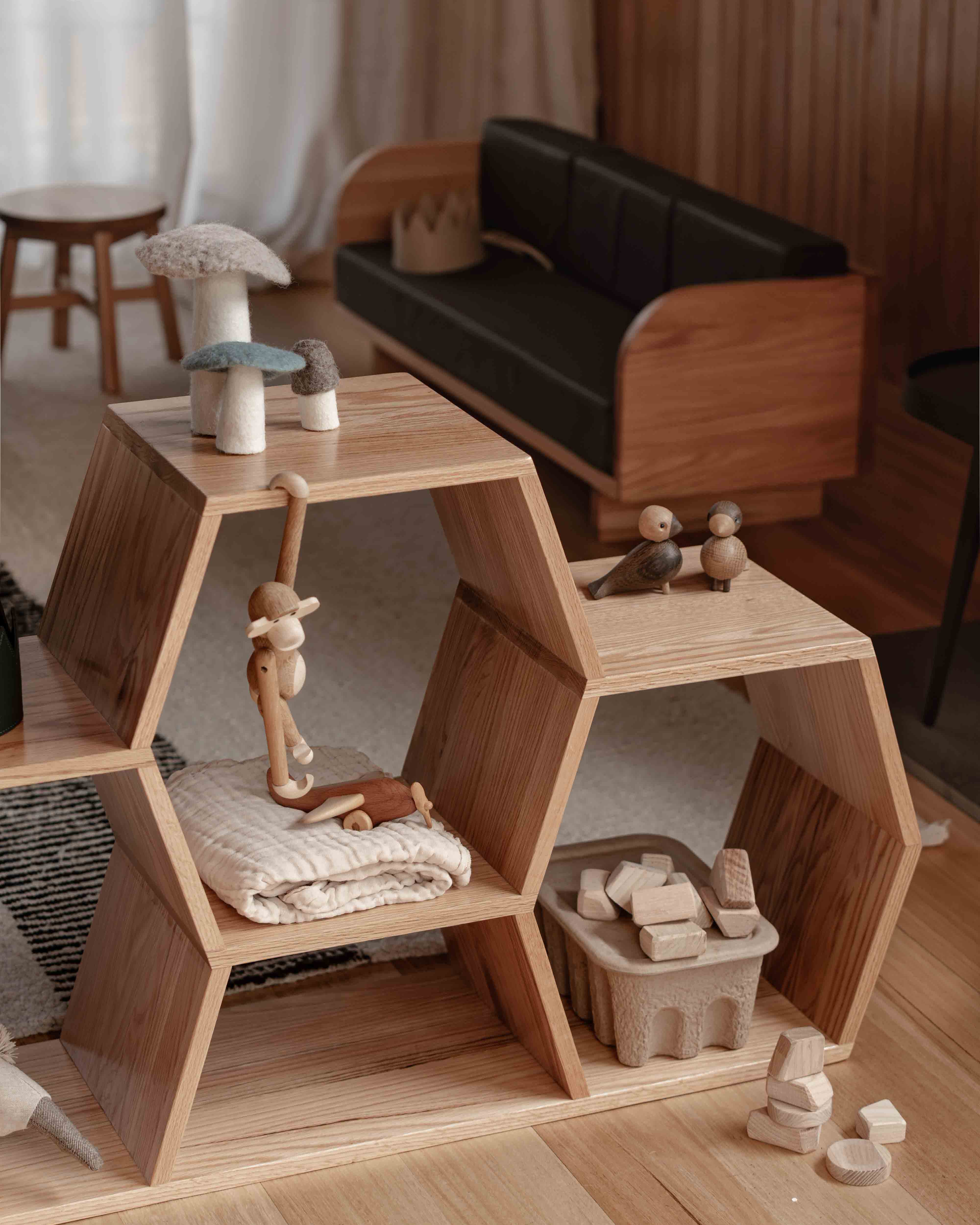 Honeycomb Shelf – Medium Modular Storage - image 6