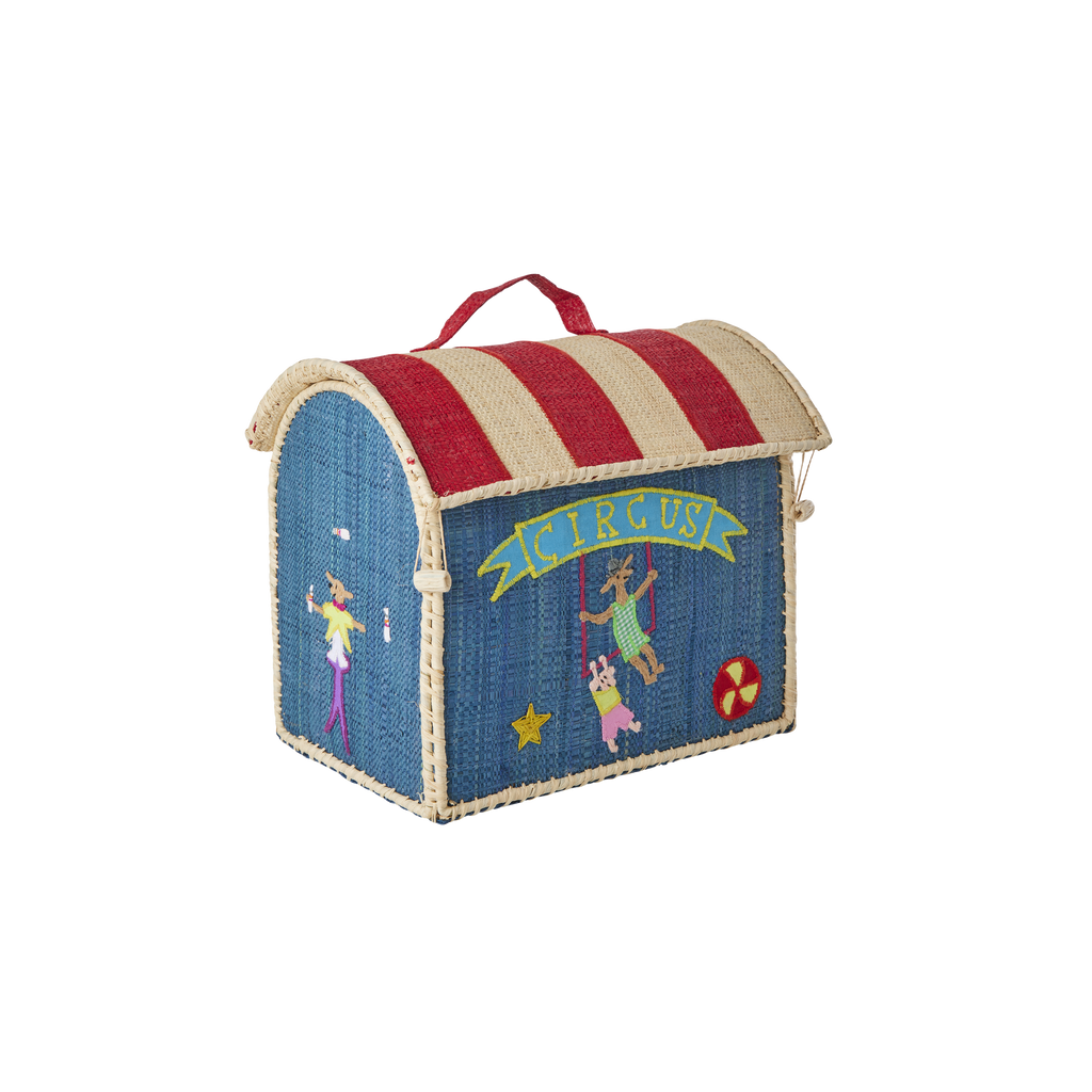 Mini Raffia Kids Bag Circus Theme