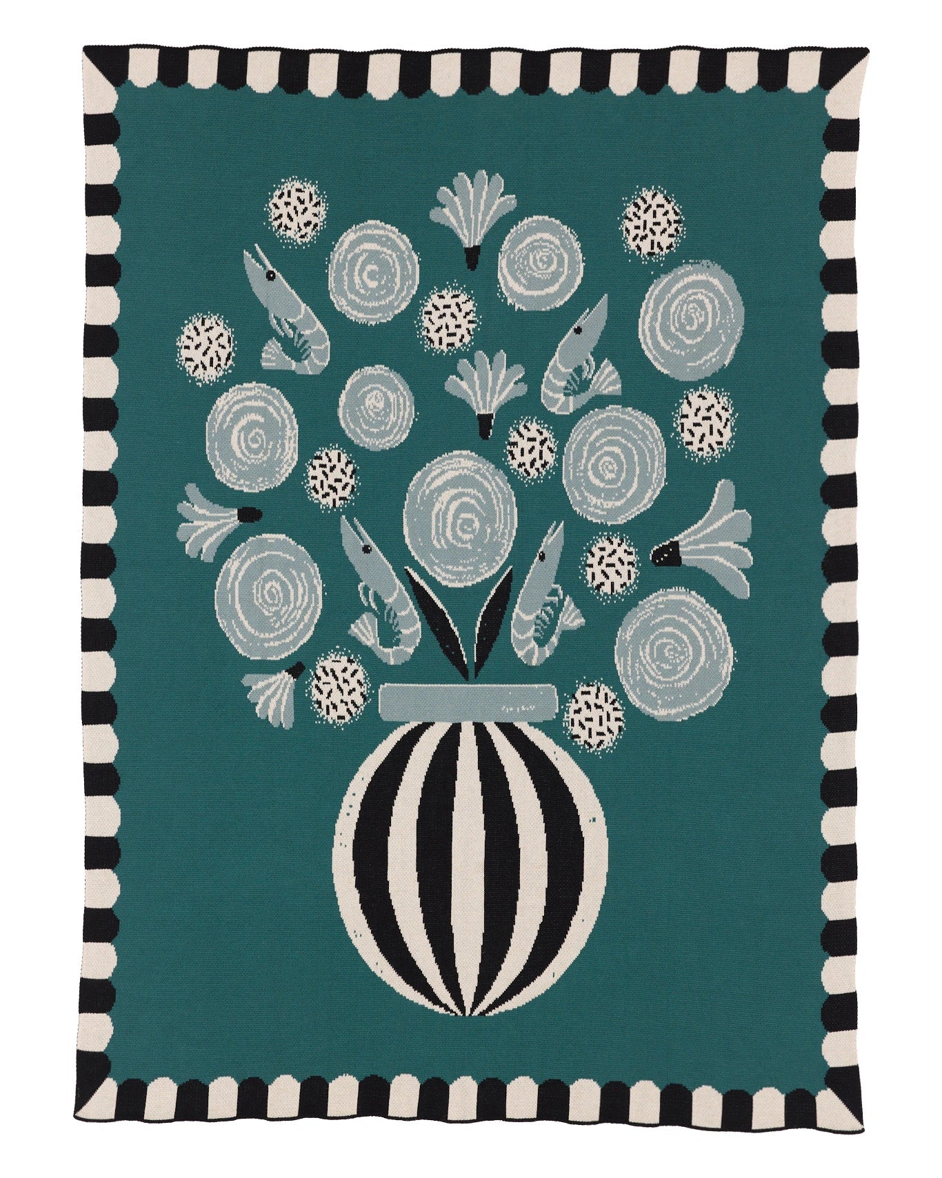 Le Bouquet Knit Blanket - image 7