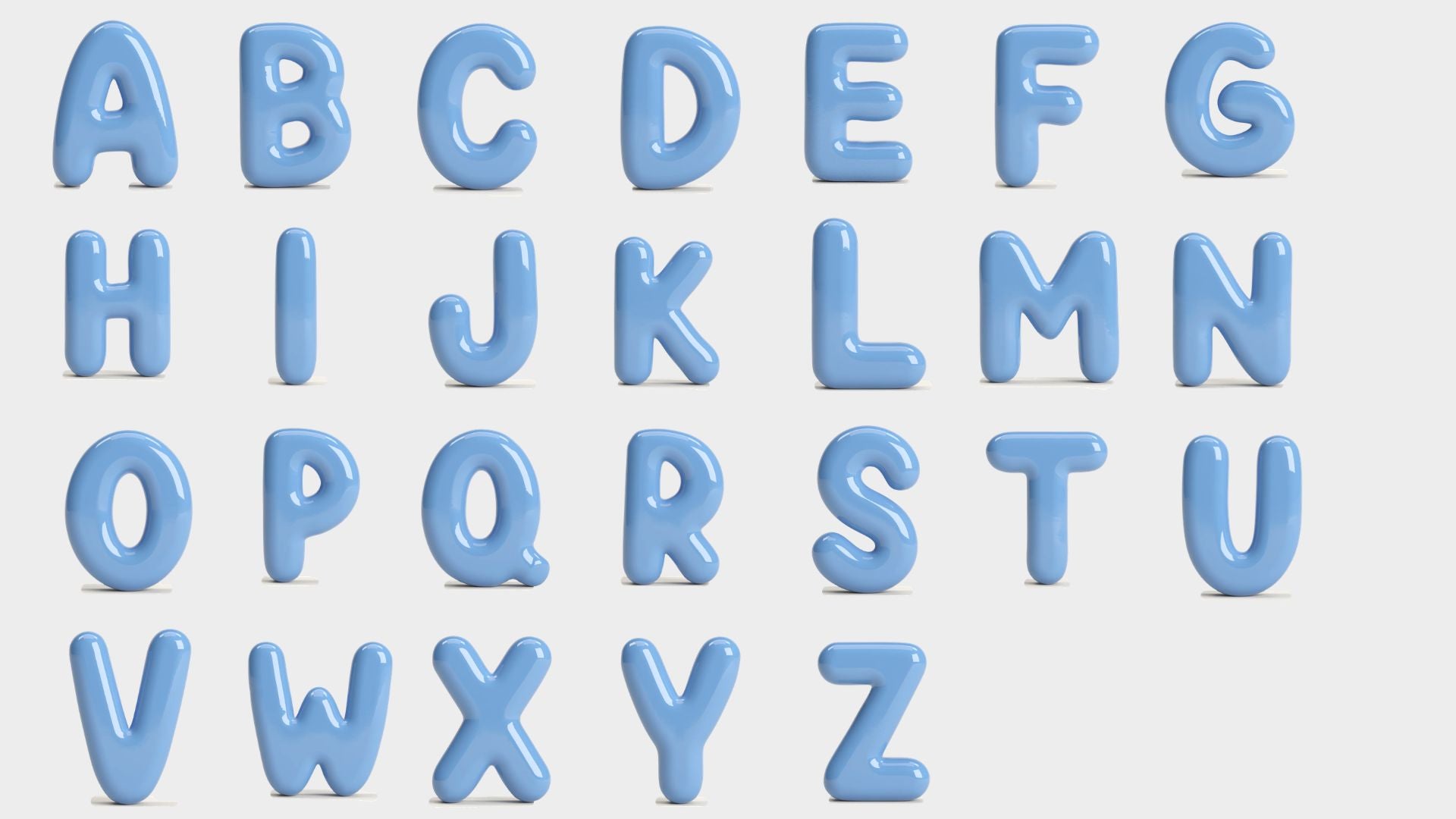 Ceramic Hanging Letters - Pack of 4