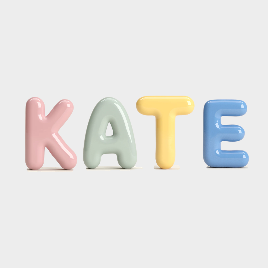 Ceramic Hanging Letters - Pack of 4